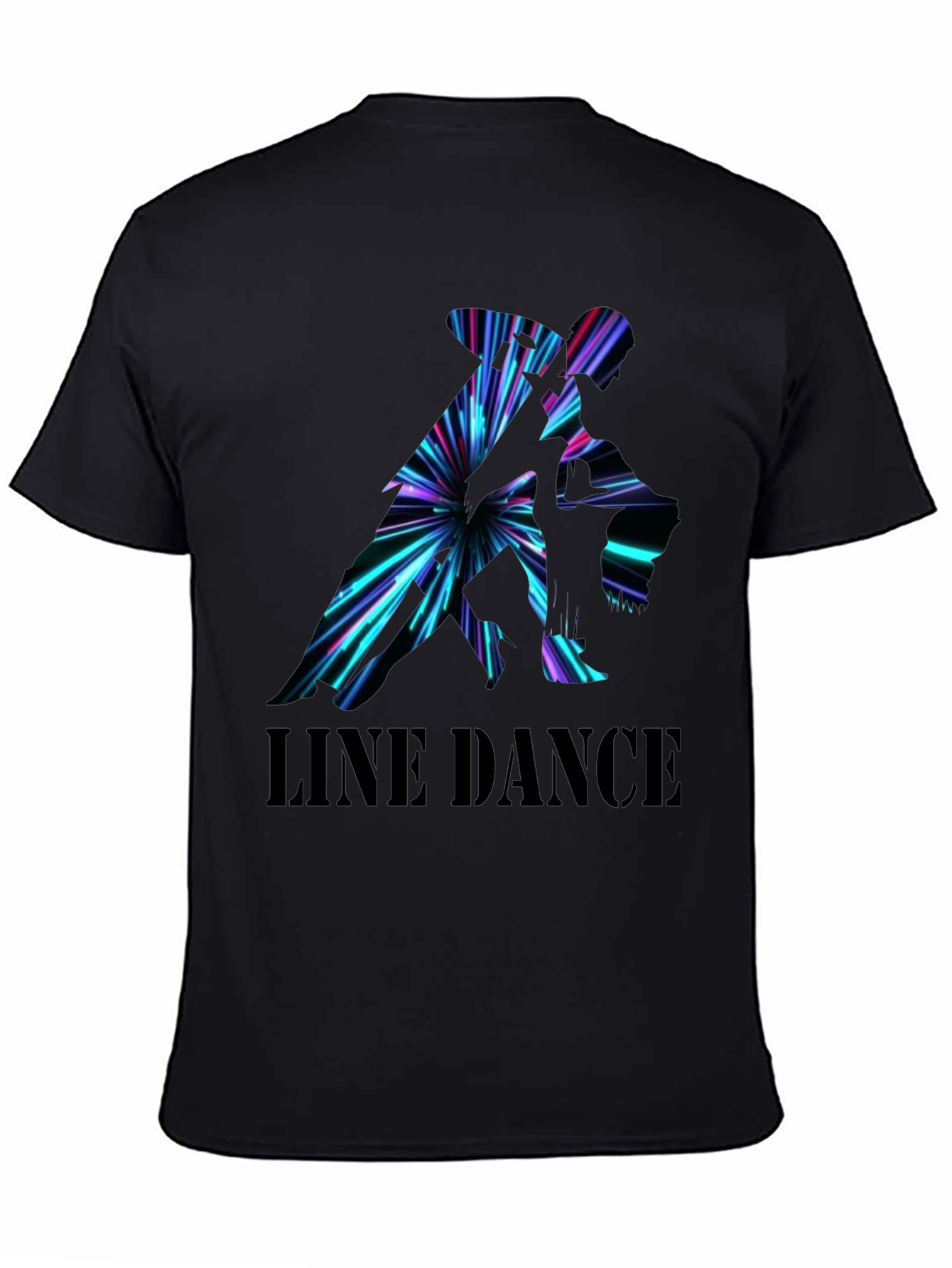 Black Line Dance Graphic Tee view 4