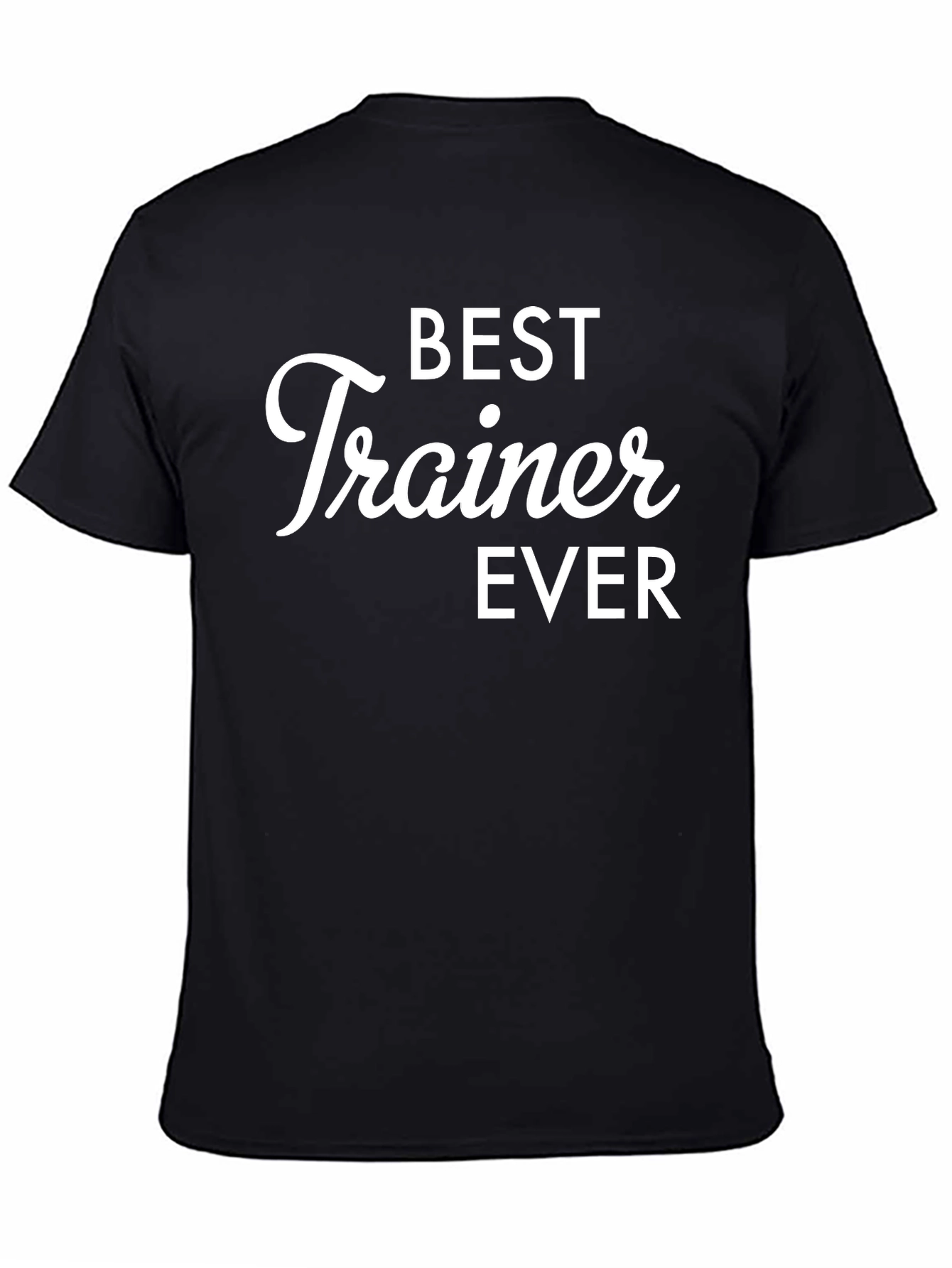 Black Best Trainer Ever Graphic T-Shirt - Black view 4
