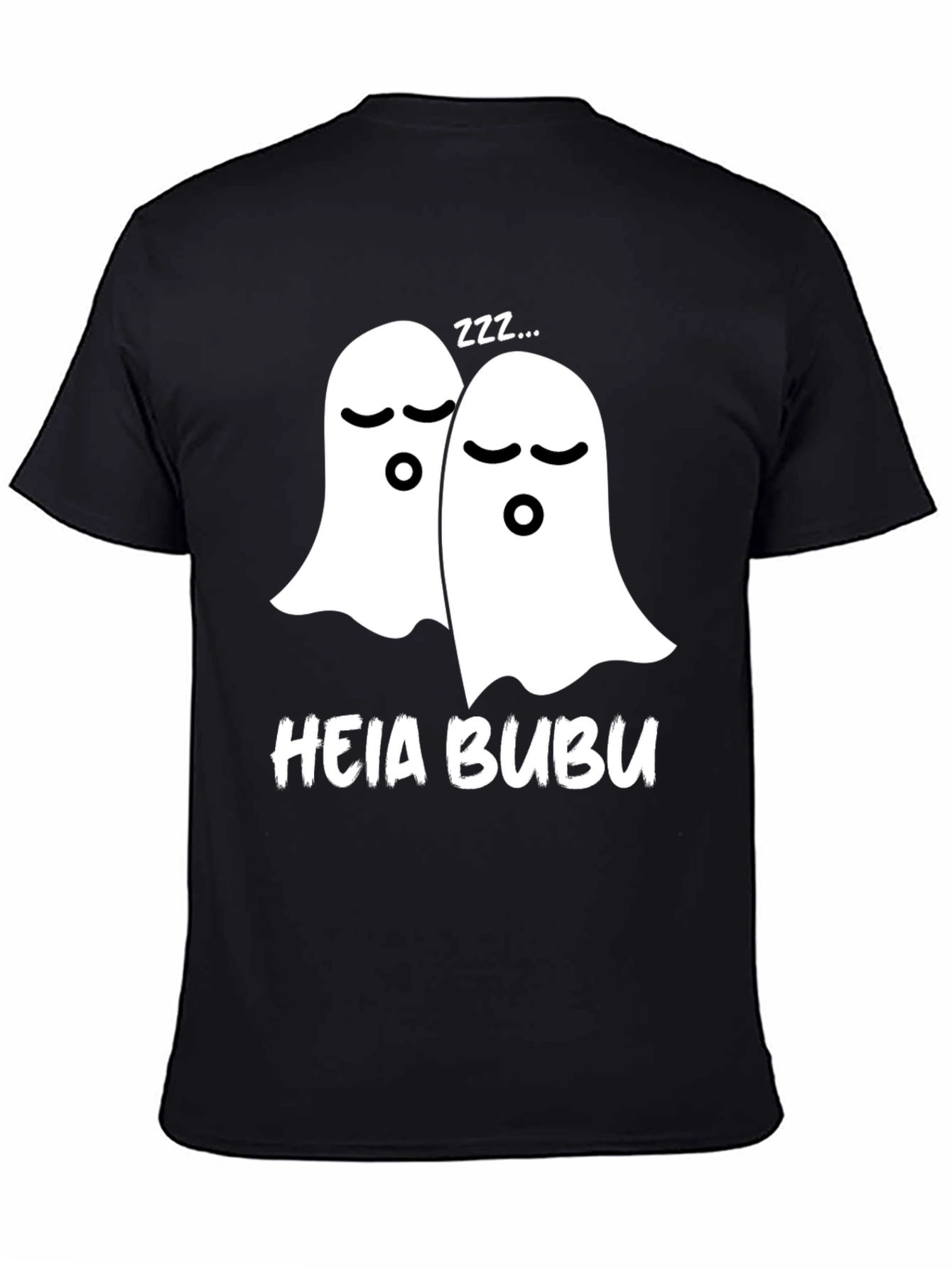 Black Heia Bubu Ghost T-Shirt view 4