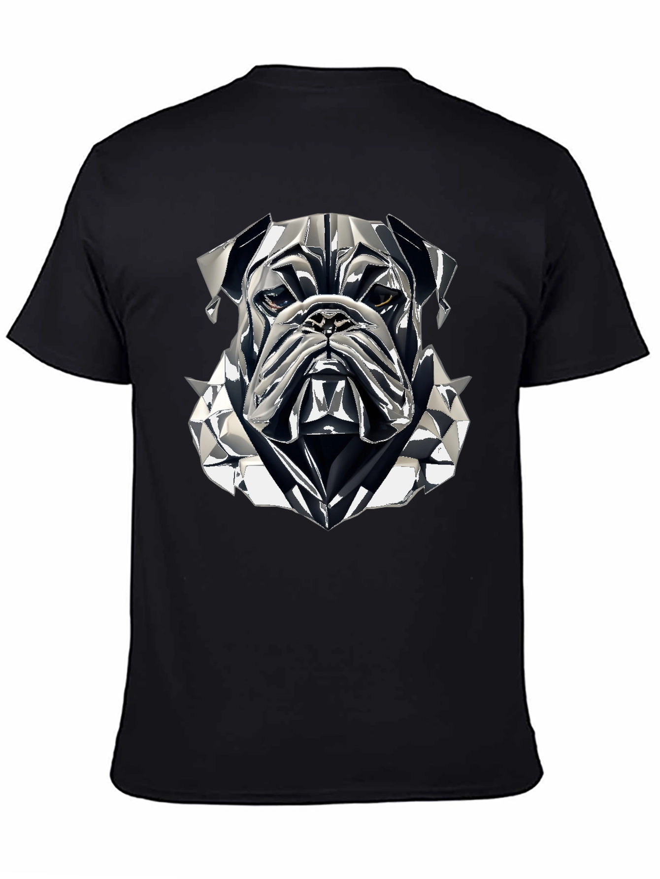 Black Bulldog Graphic Tee - Cool Streetwear Style view 4