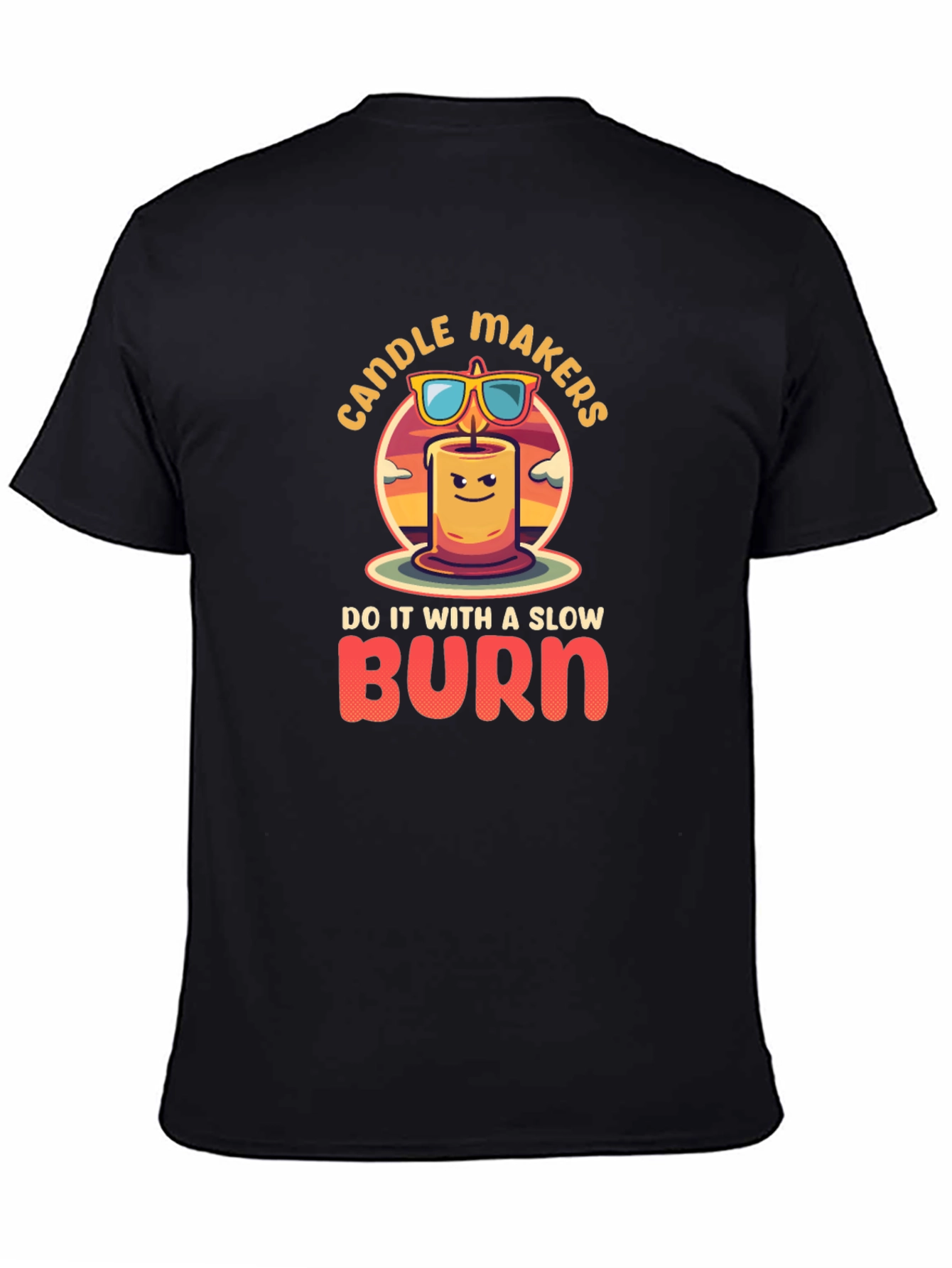 Black Candle Makers Slow Burn Graphic Tee view 4