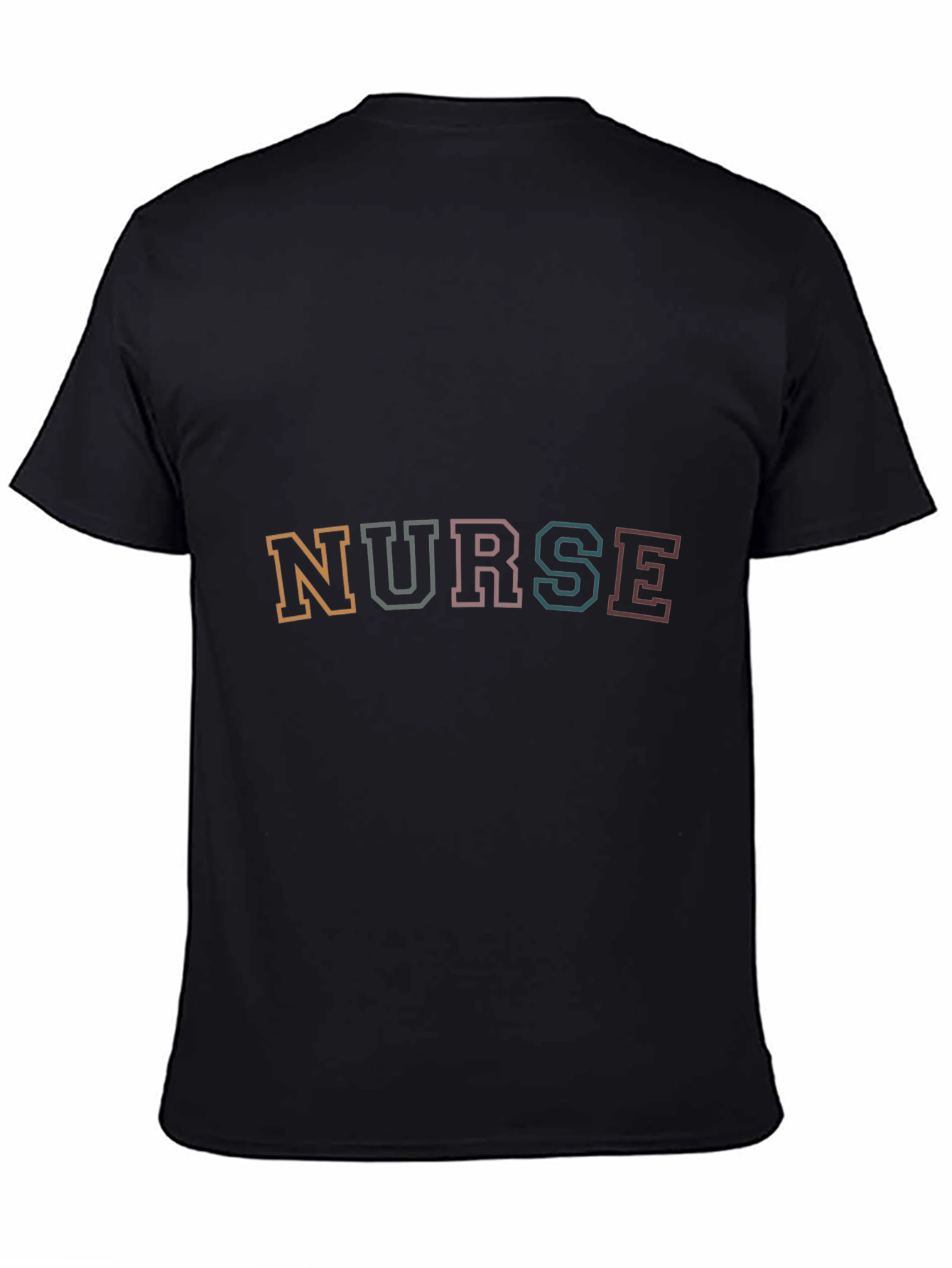Black Nurse T-Shirt - Stylish Comfort for Healthcare Heroes view 4