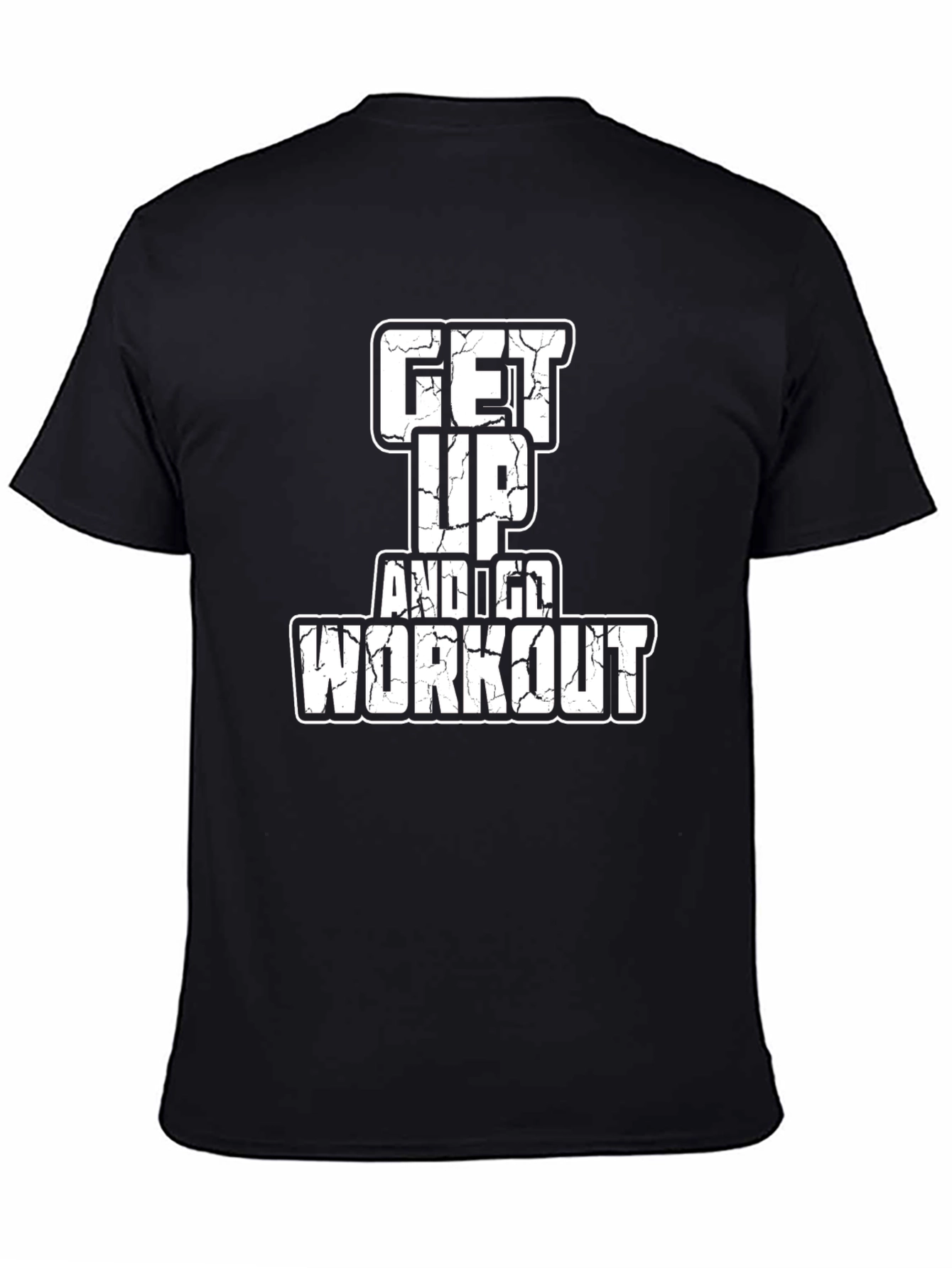 Black Get Up and Go Workout T-Shirt - Black view 4