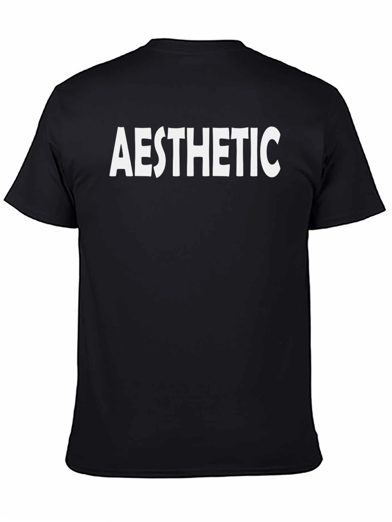 Black Aesthetic Graphic Tee - Men's Black Short Sleeve view 4