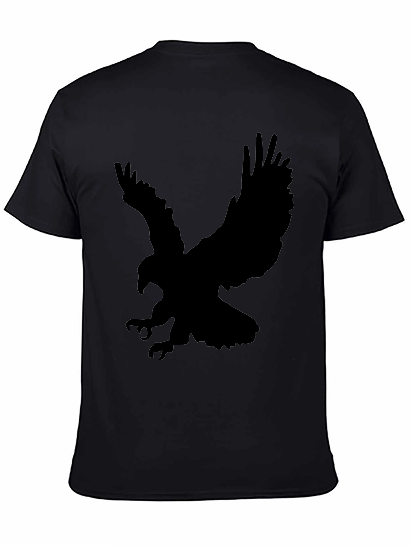 Black Black Eagle Graphic T-Shirt | Men's Casual Tee view 4