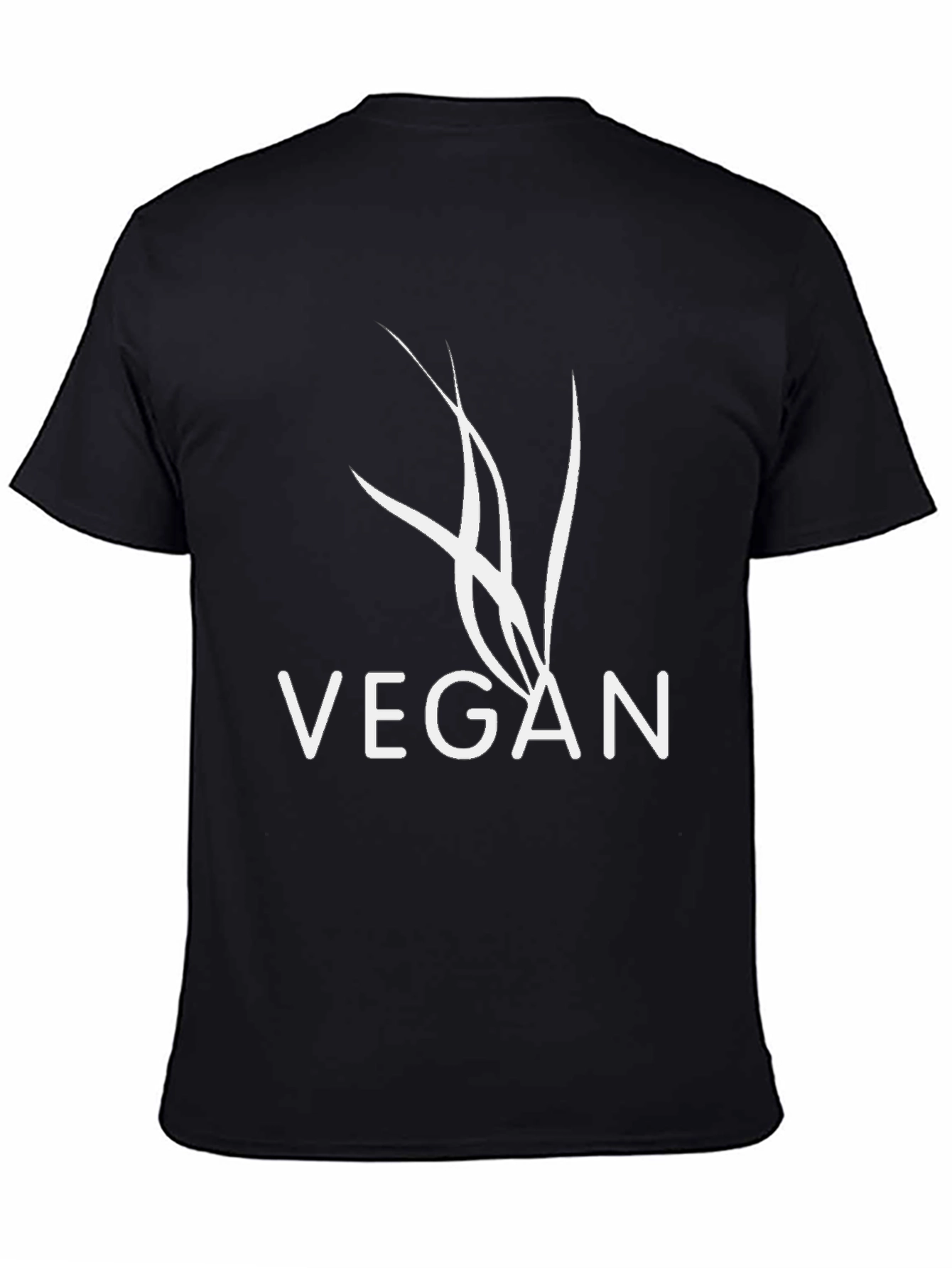 Black Vegan T-Shirt - Stylish & Sustainable view 4