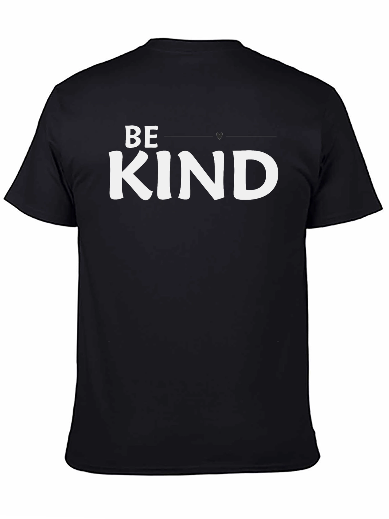 Black Be Kind Graphic Tee - Positive Message Shirt view 4