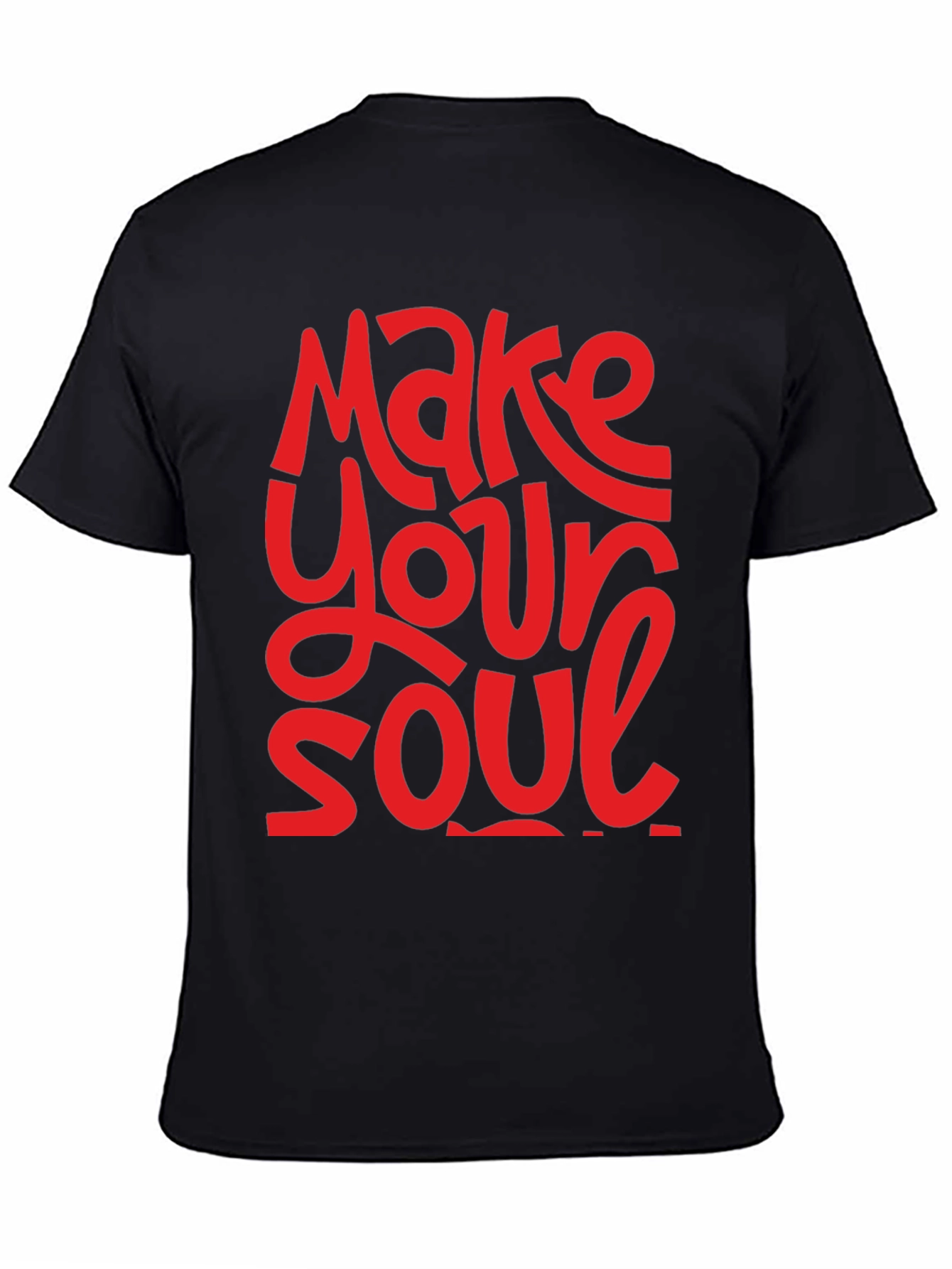Black Make Your Soul Shine Graphic T-Shirt view 4