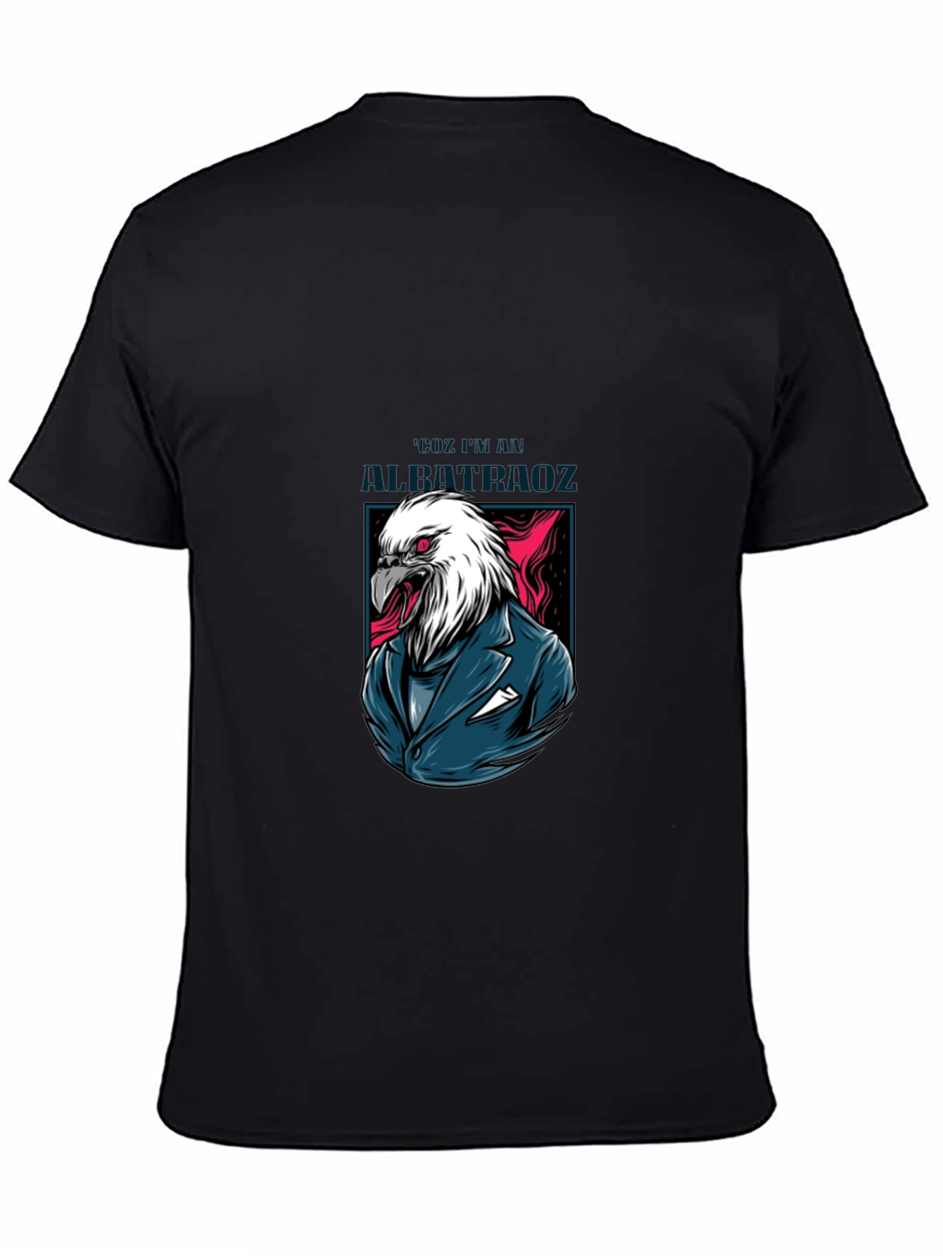 Black Eagle Suit Graphic Print Tee - Cool Menswear view 4