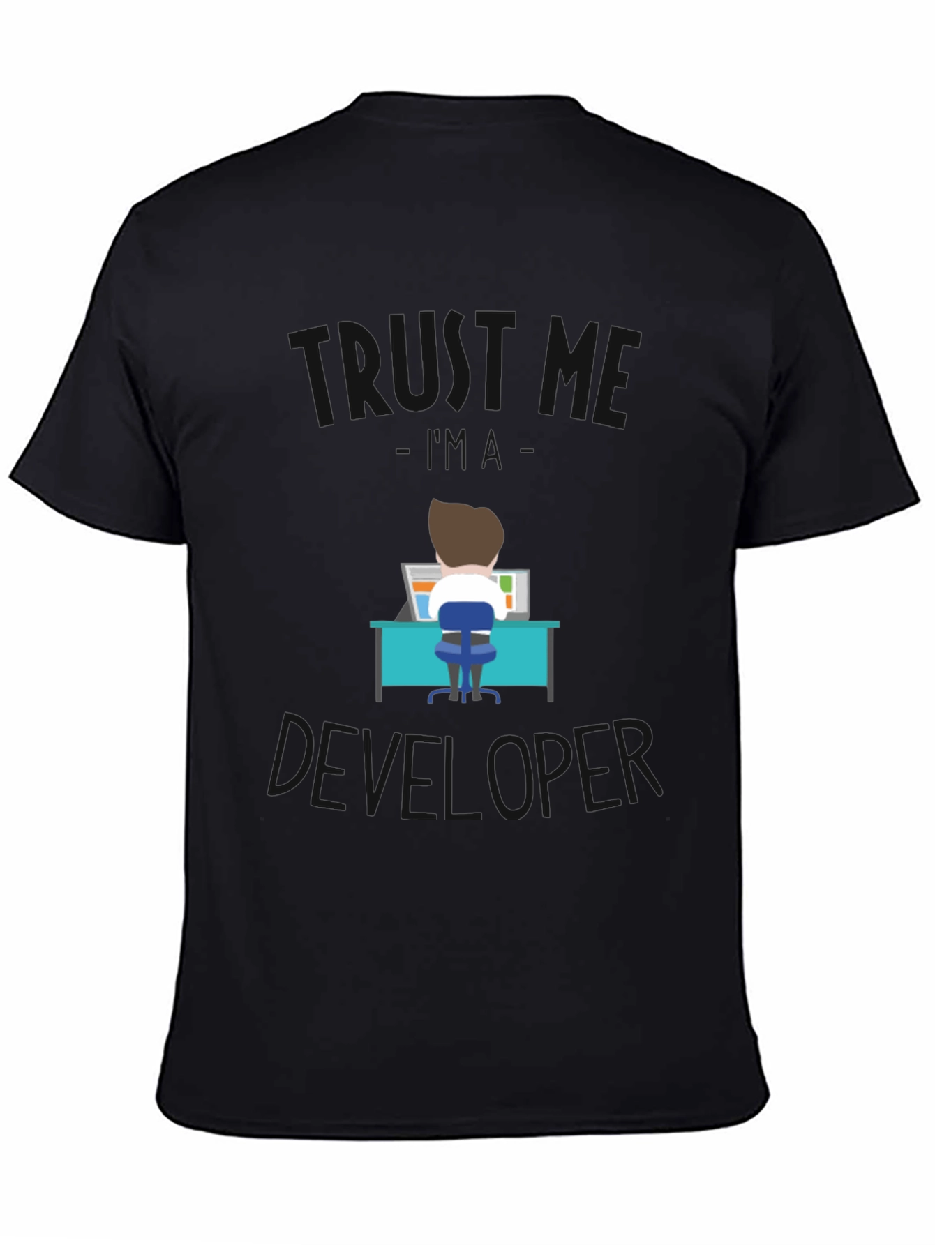 Black True Developer Black Tee view 4