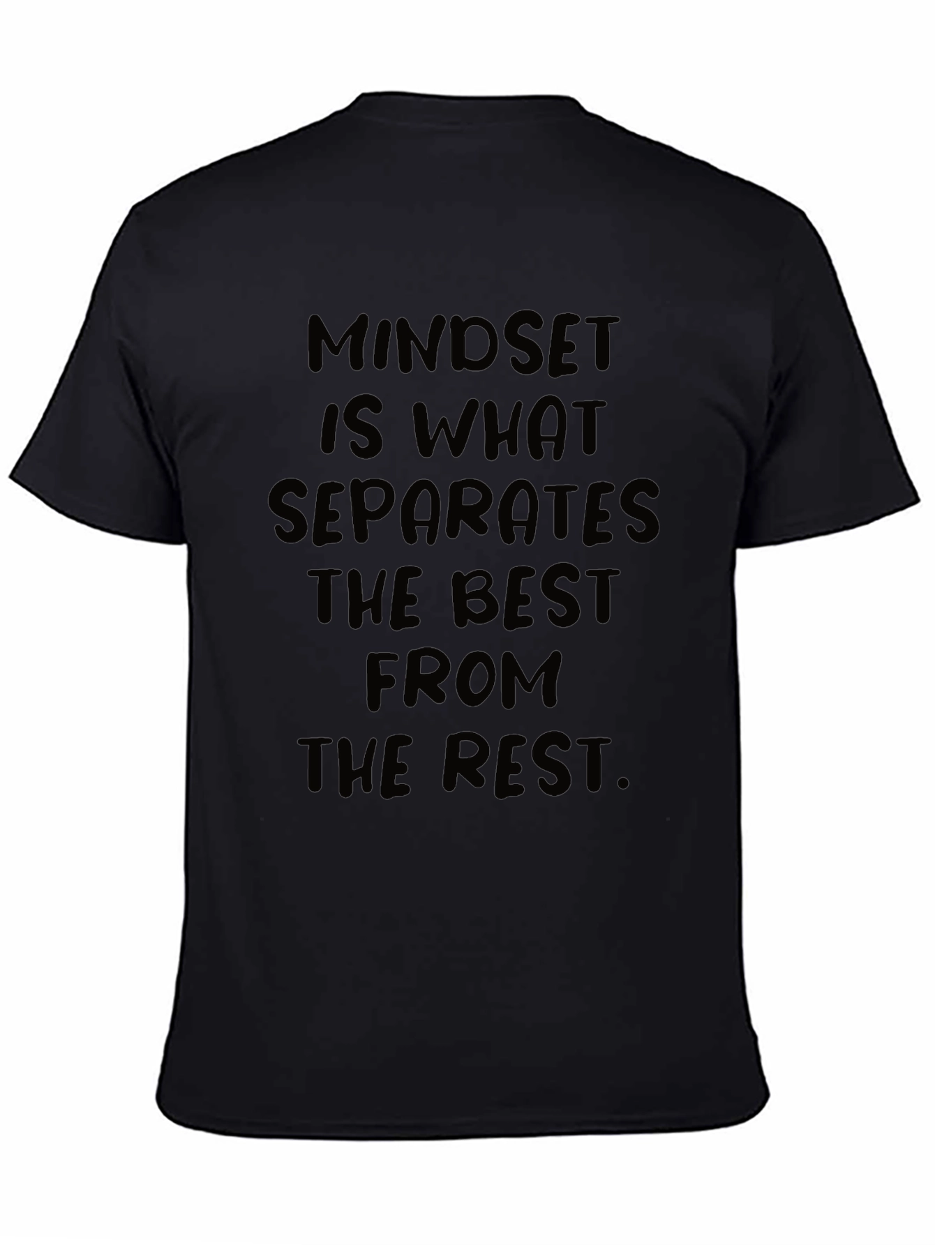 Black Mindset T-Shirt - Best From The Rest Black Tee view 4
