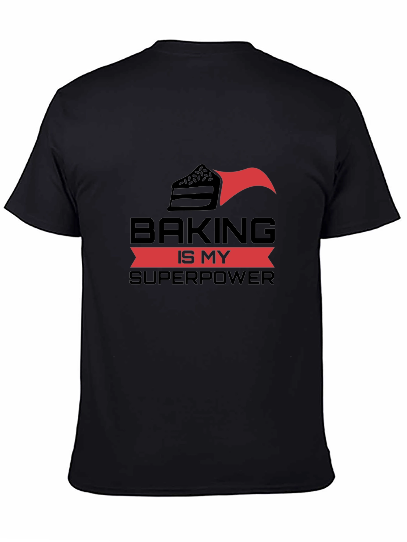 Black Baking is My Superpower Graphic Tee view 4