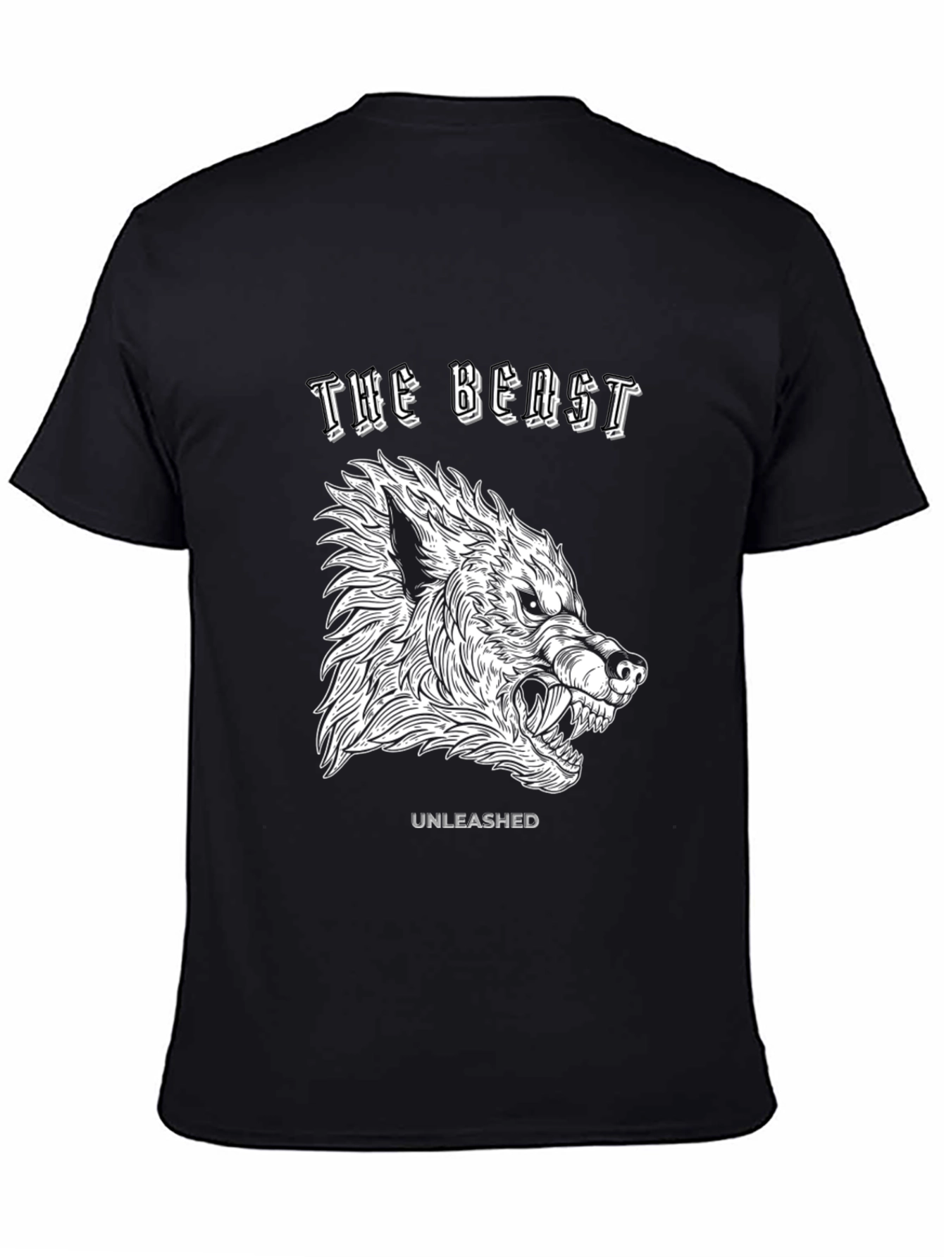 Black The Beast Unleashed Graphic T-Shirt - Black view 4