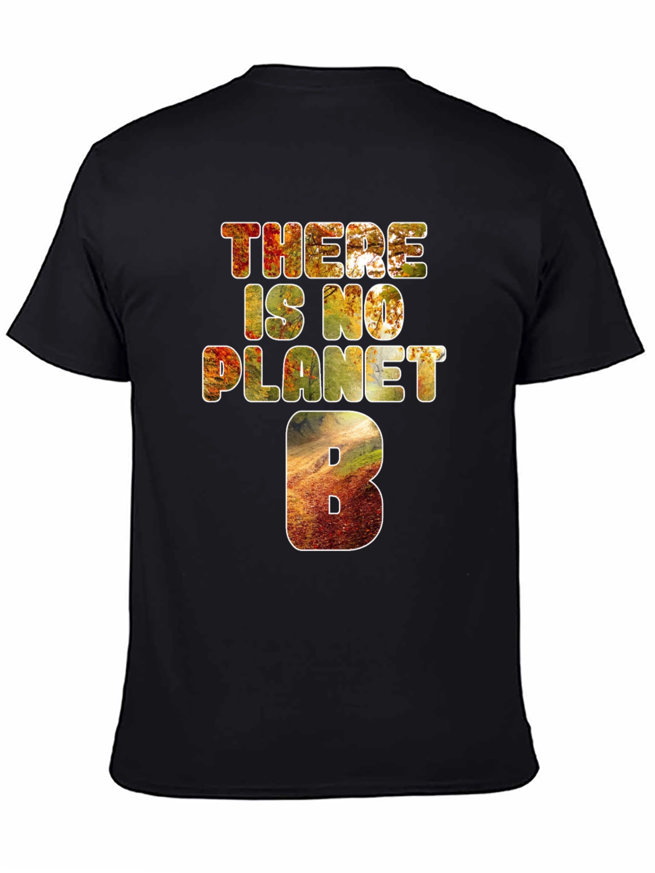 Black There Is No Planet B Graphic Tee view 4