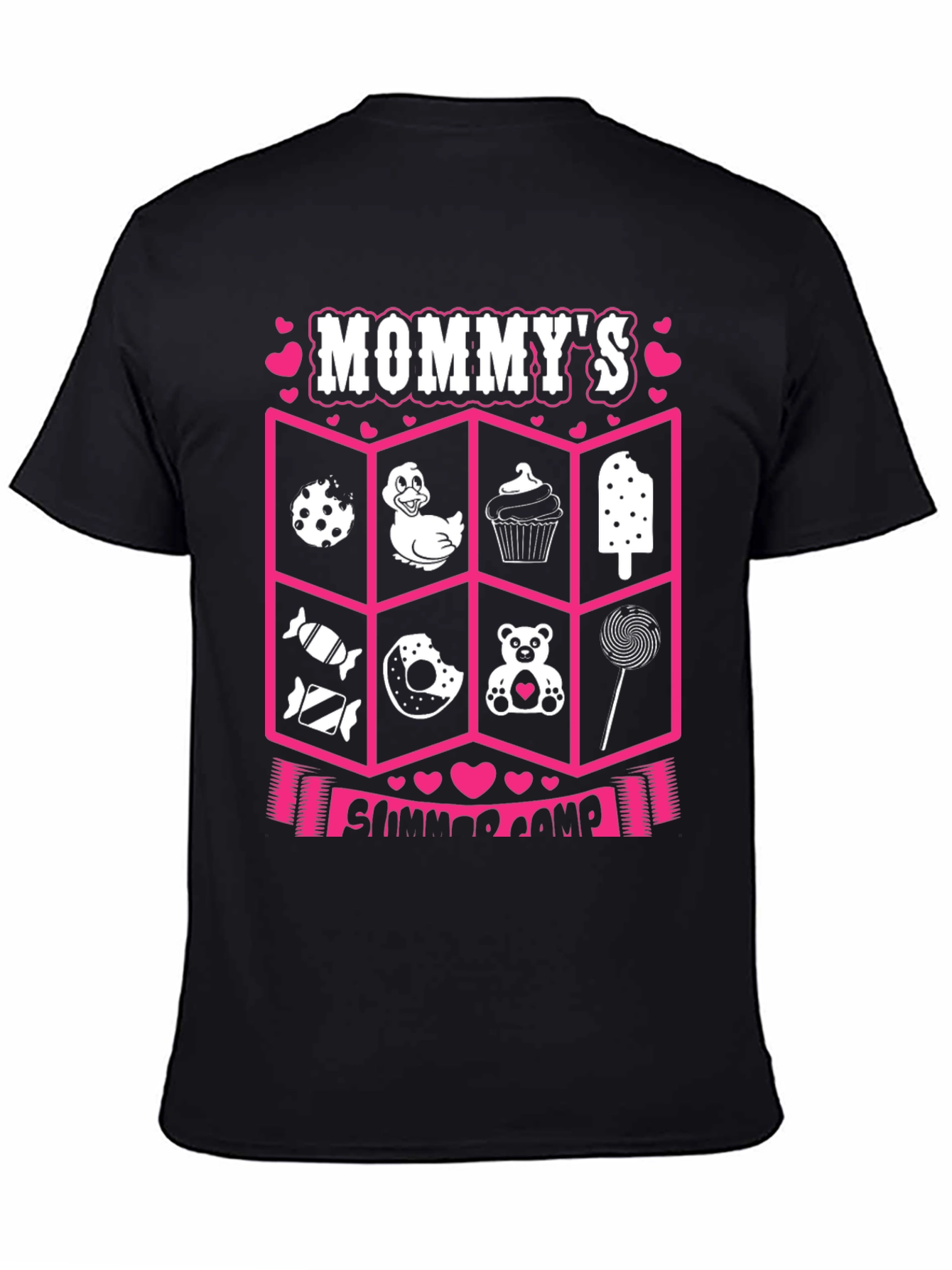 Black Mommy's Summer Camp Graphic Tee view 4
