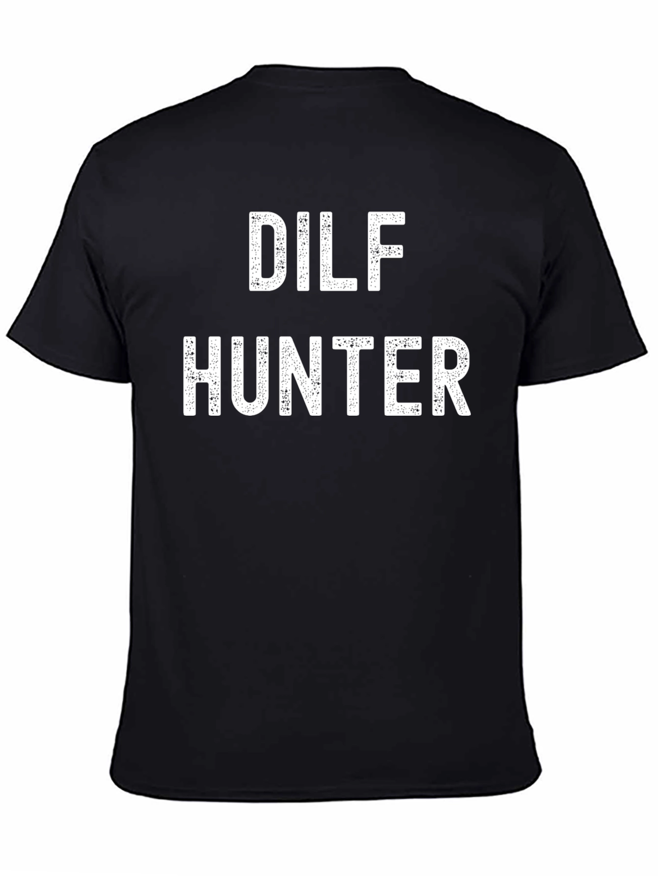 Black DILF Hunter Graphic T-Shirt - Bold Statement Tee view 4
