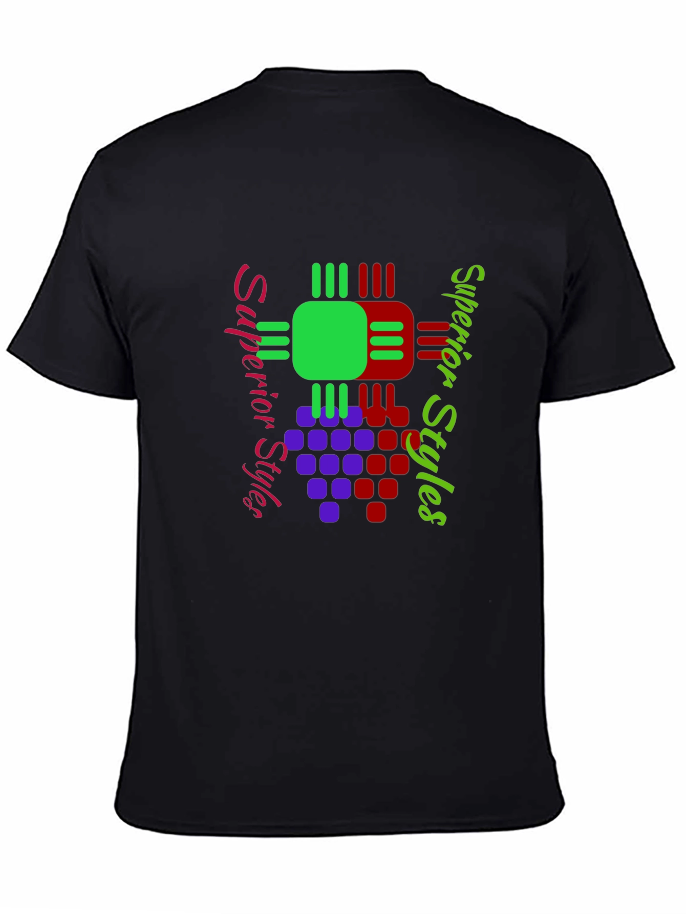 Black Superior Styles Graphic T-Shirt view 4