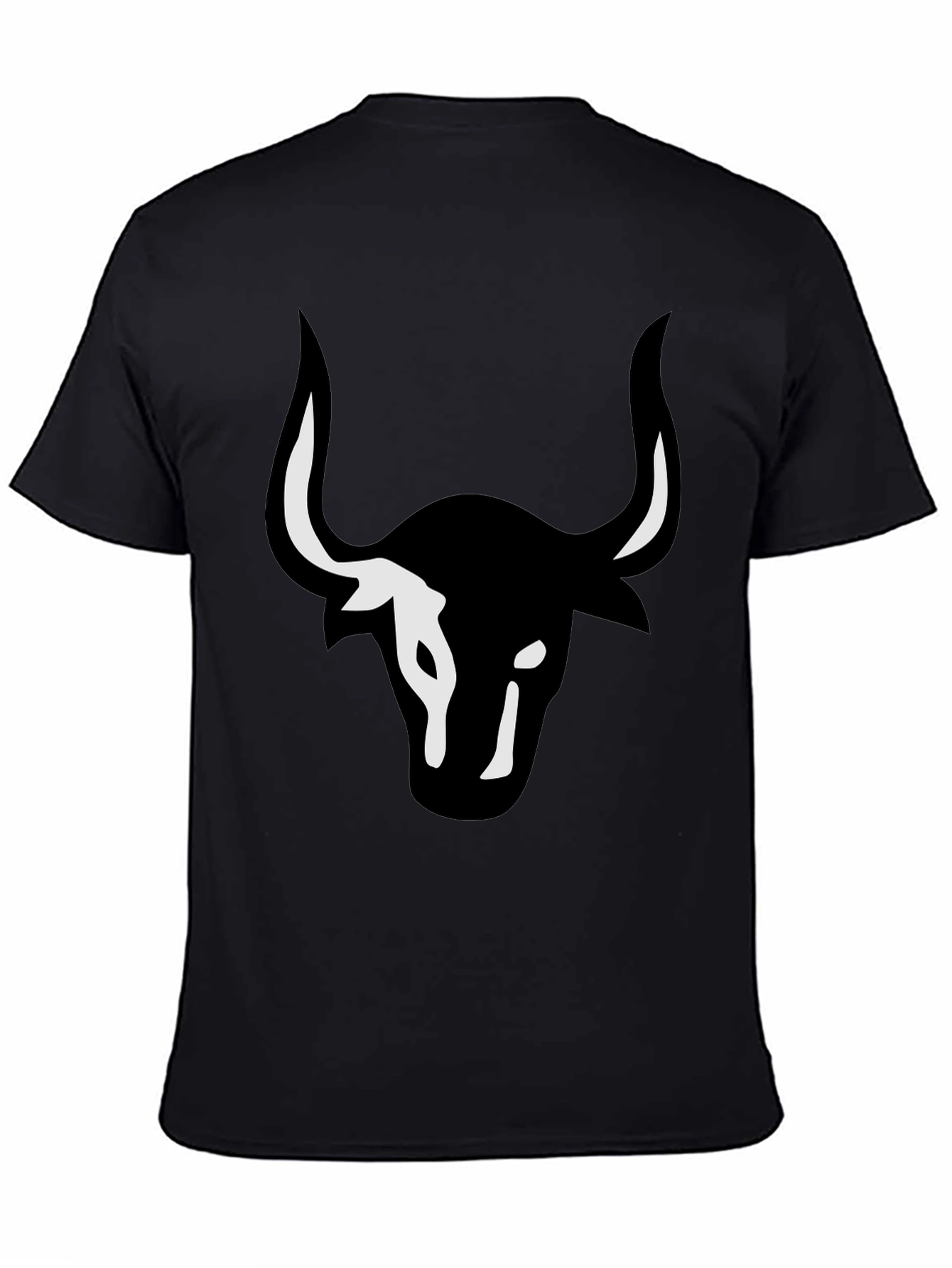 Bull Graphic T-Shirt - Stylish Black Tee - 4