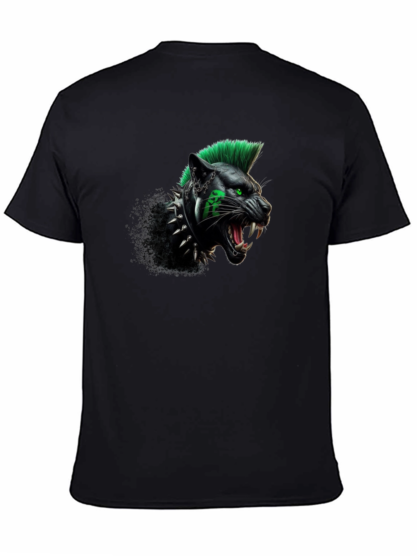 Black Punk Panther Graphic Tee - Unleash Your Wild Side view 4