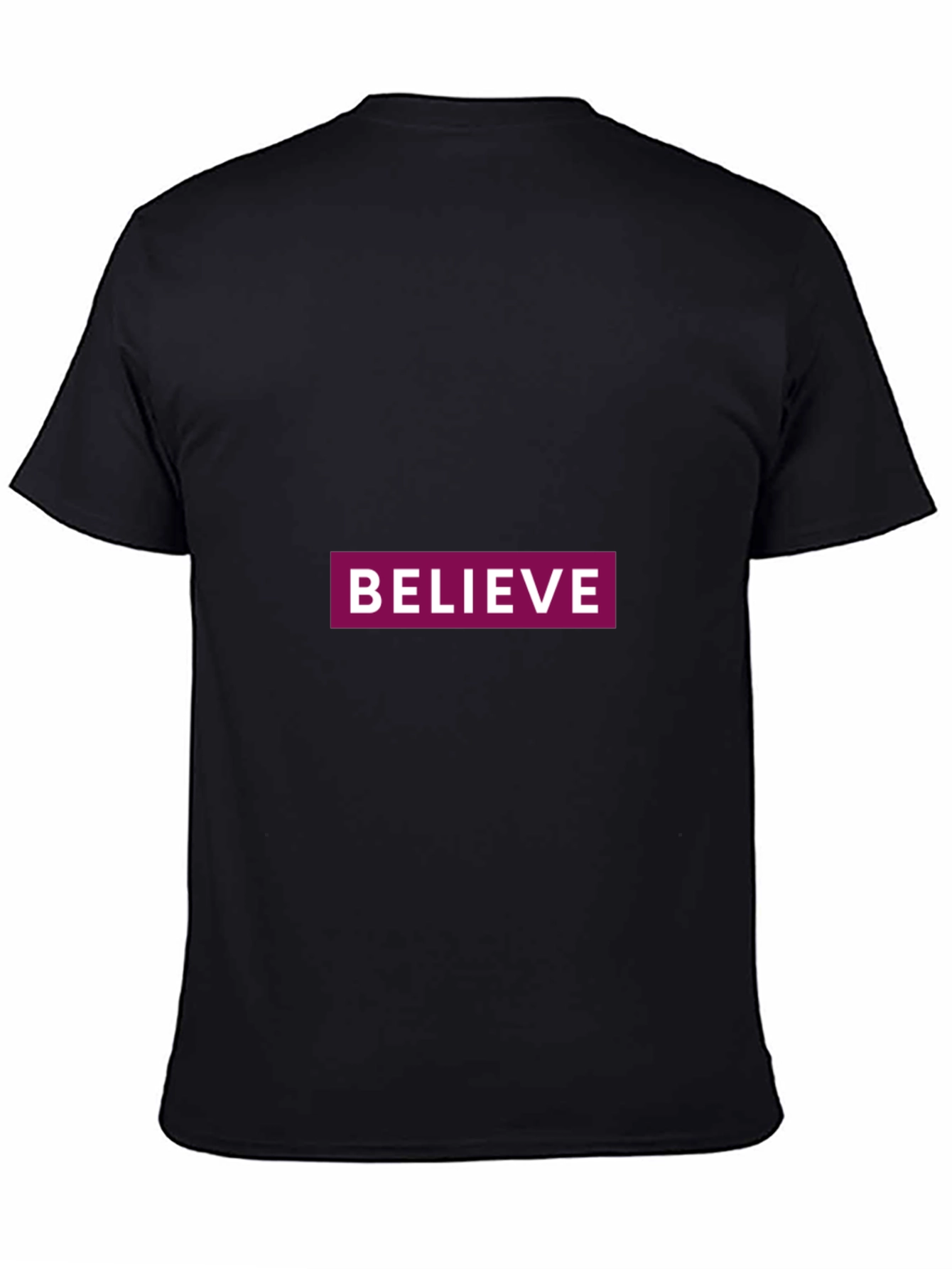 Black Believe Graphic Tee - Classic Black Comfort view 4