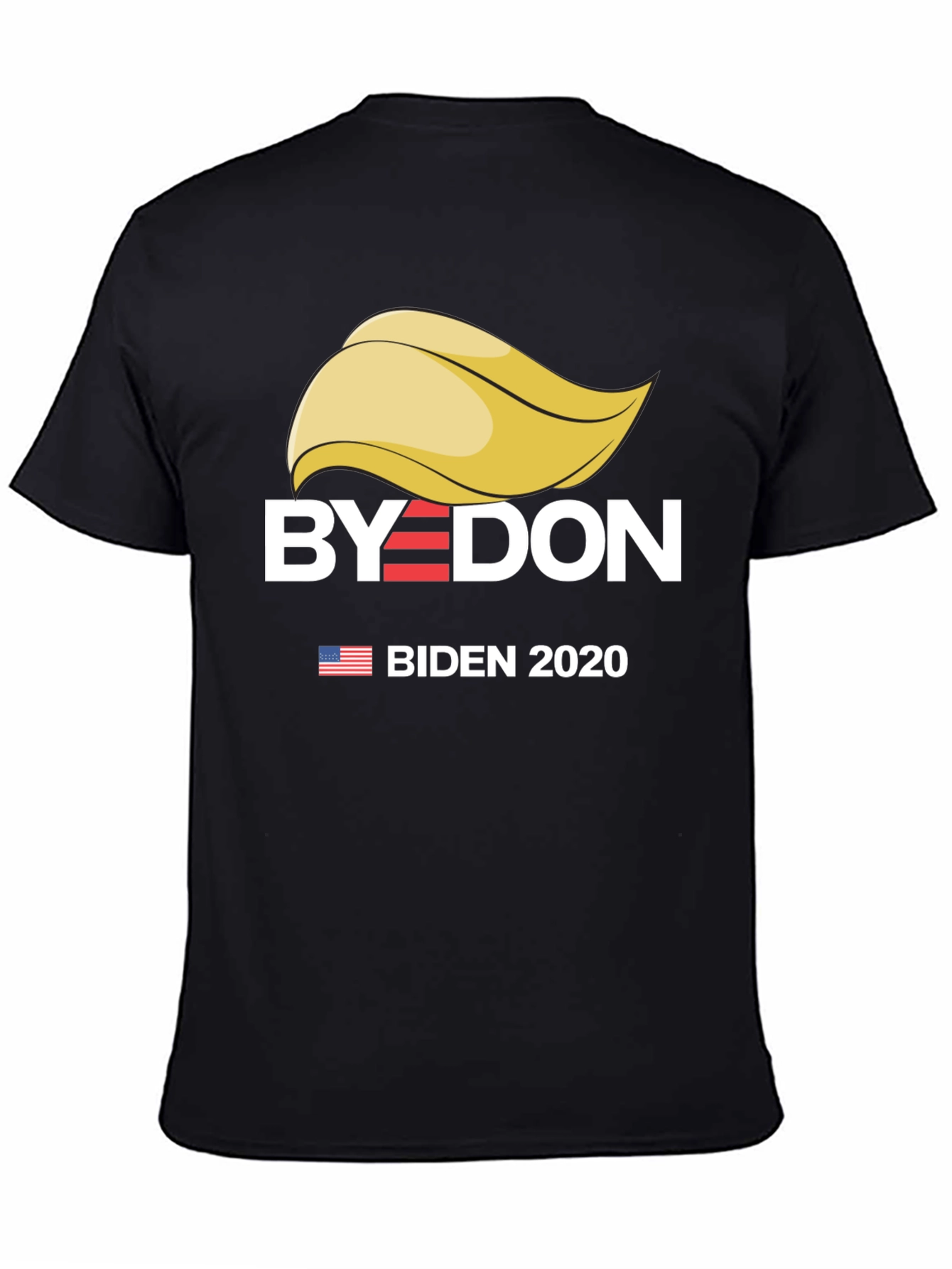 Black Byedon Anti-Trump T-Shirt view 4