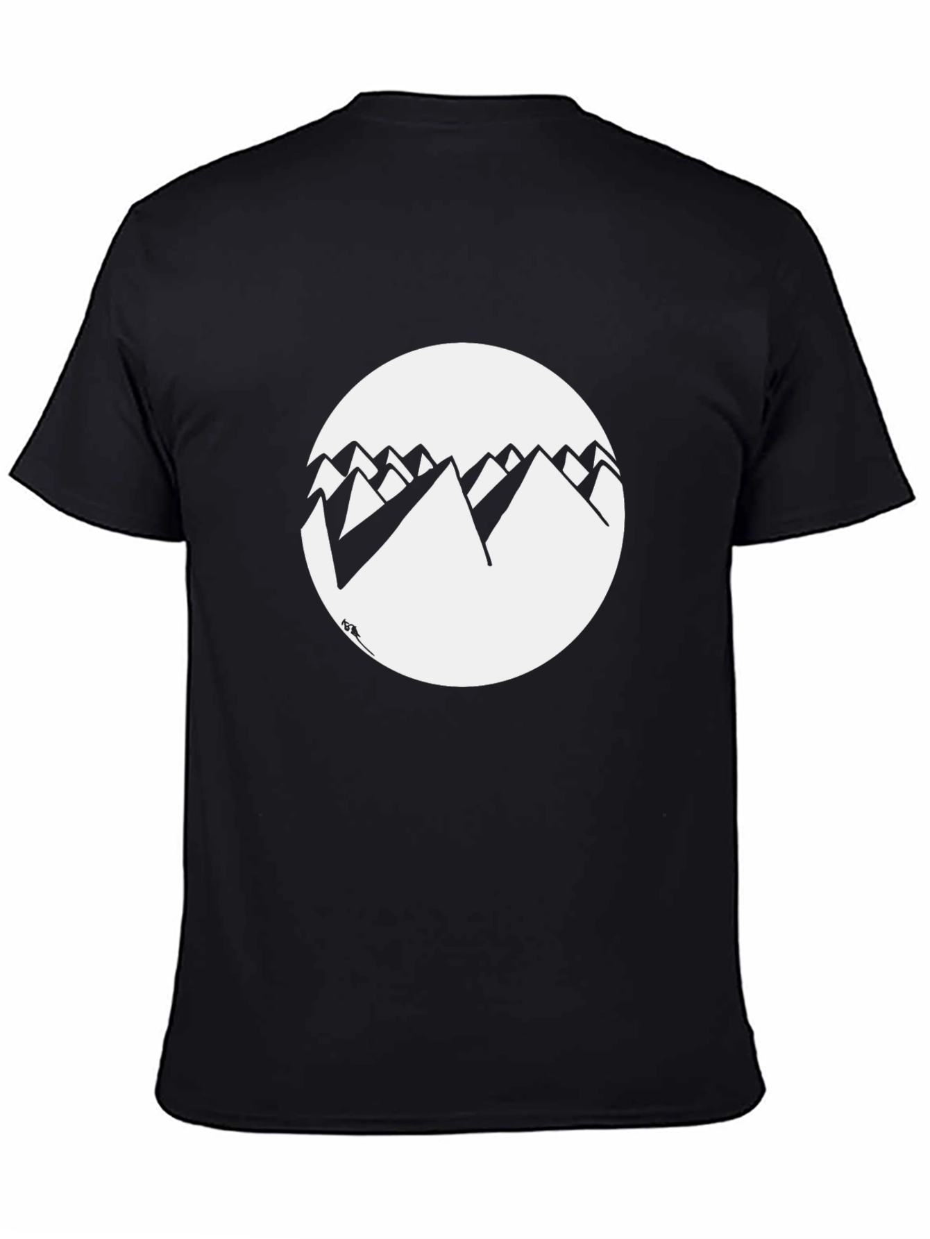 Black Mountain Graphic T-Shirt - Casual Style view 4