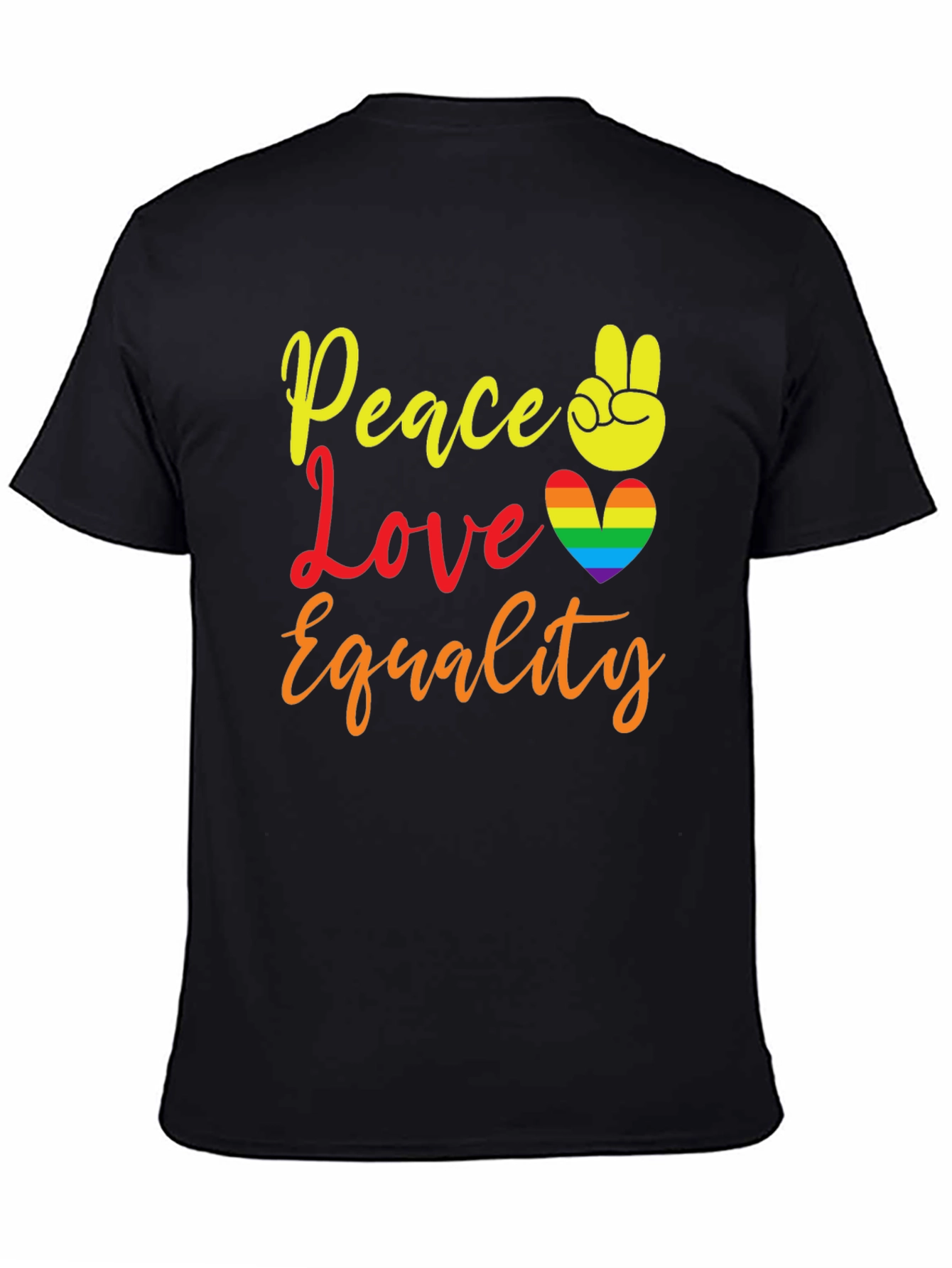 Peace Love Equality Pride T-Shirt - 4