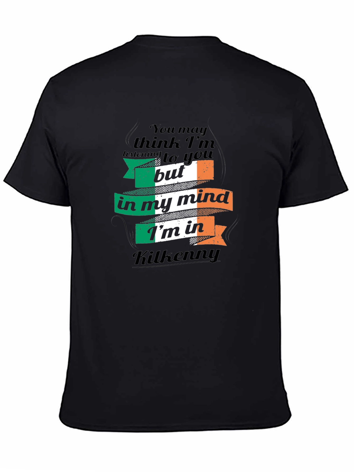 Black Kilkenny Ireland Mind T-Shirt Funny Irish Pride Tee view 4