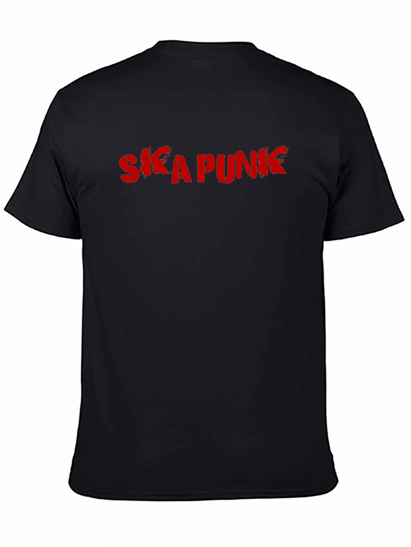 Black Ska Punk Graphic Print Tee view 4