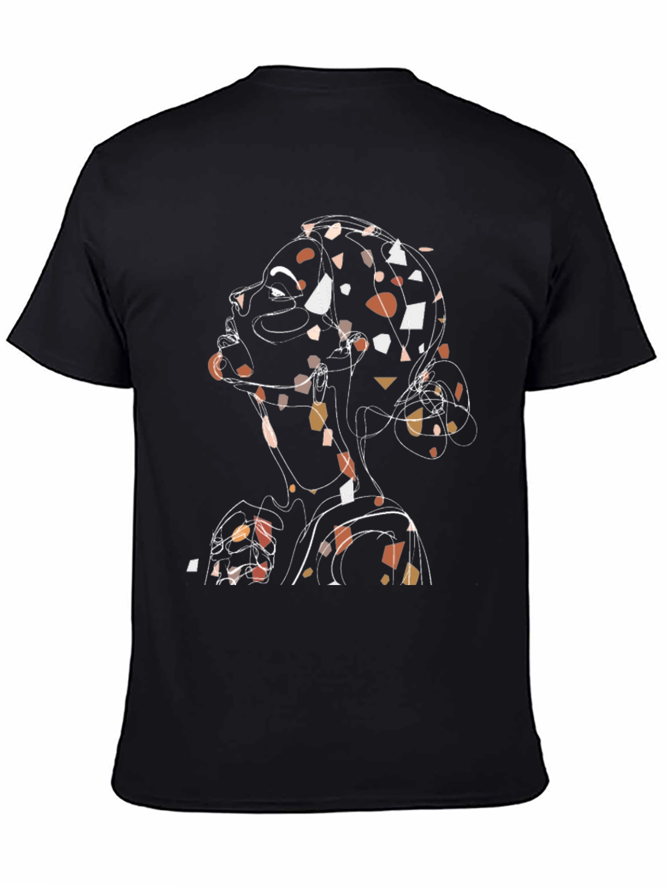 Abstract Woman Graphic Tee - Unique Art Print - 4