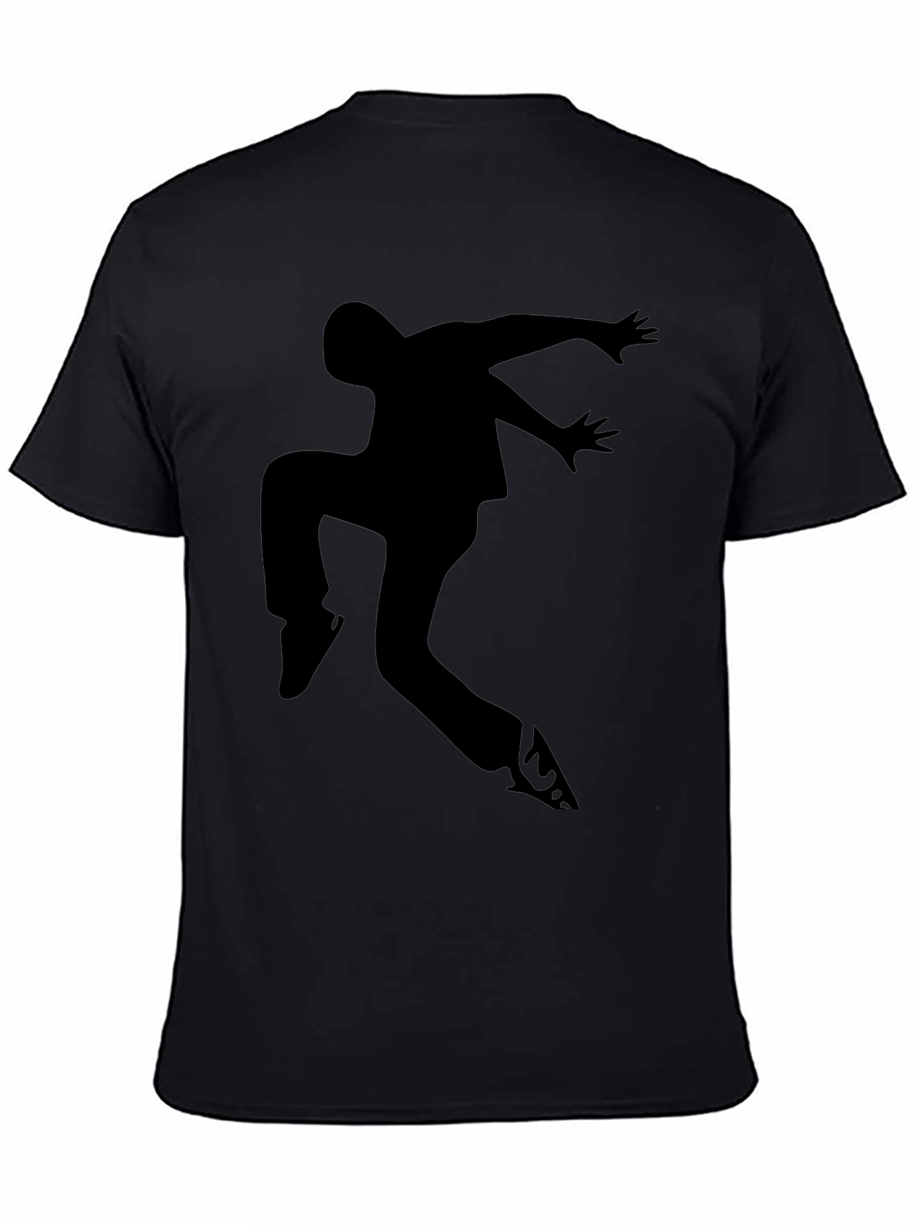 Black Black Dancer Silhouette Graphic Tee view 4