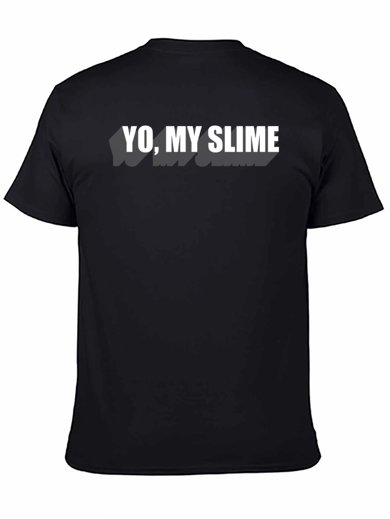 Black Yo, My Slime Black Graphic Tee view 4
