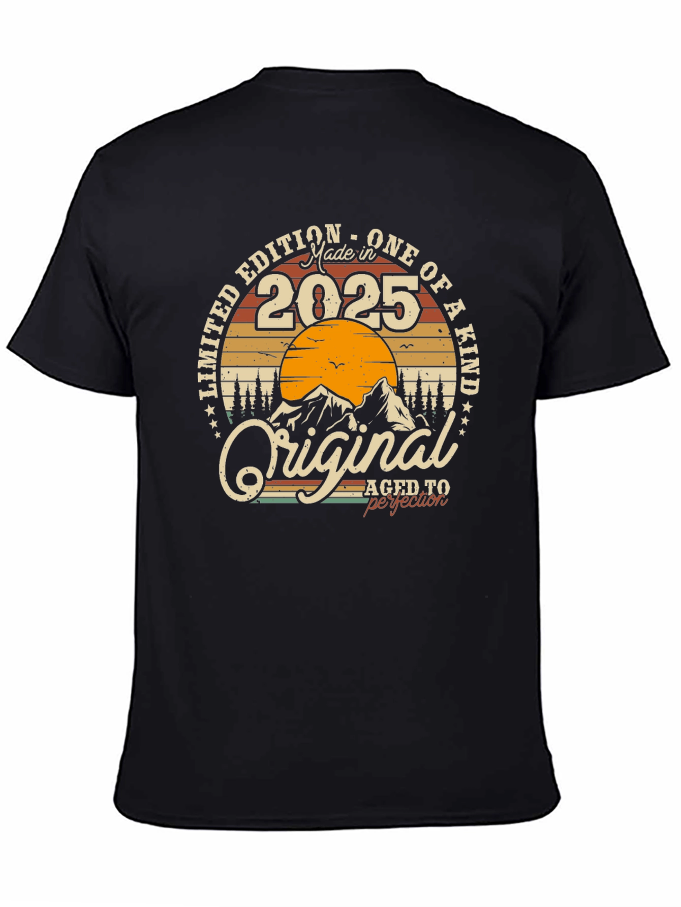 Black Limited Edition 2025 Original T-Shirt view 4