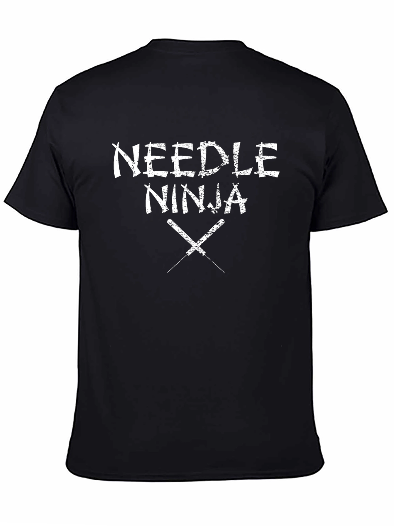 Black Needle Ninja Black T-Shirt view 4