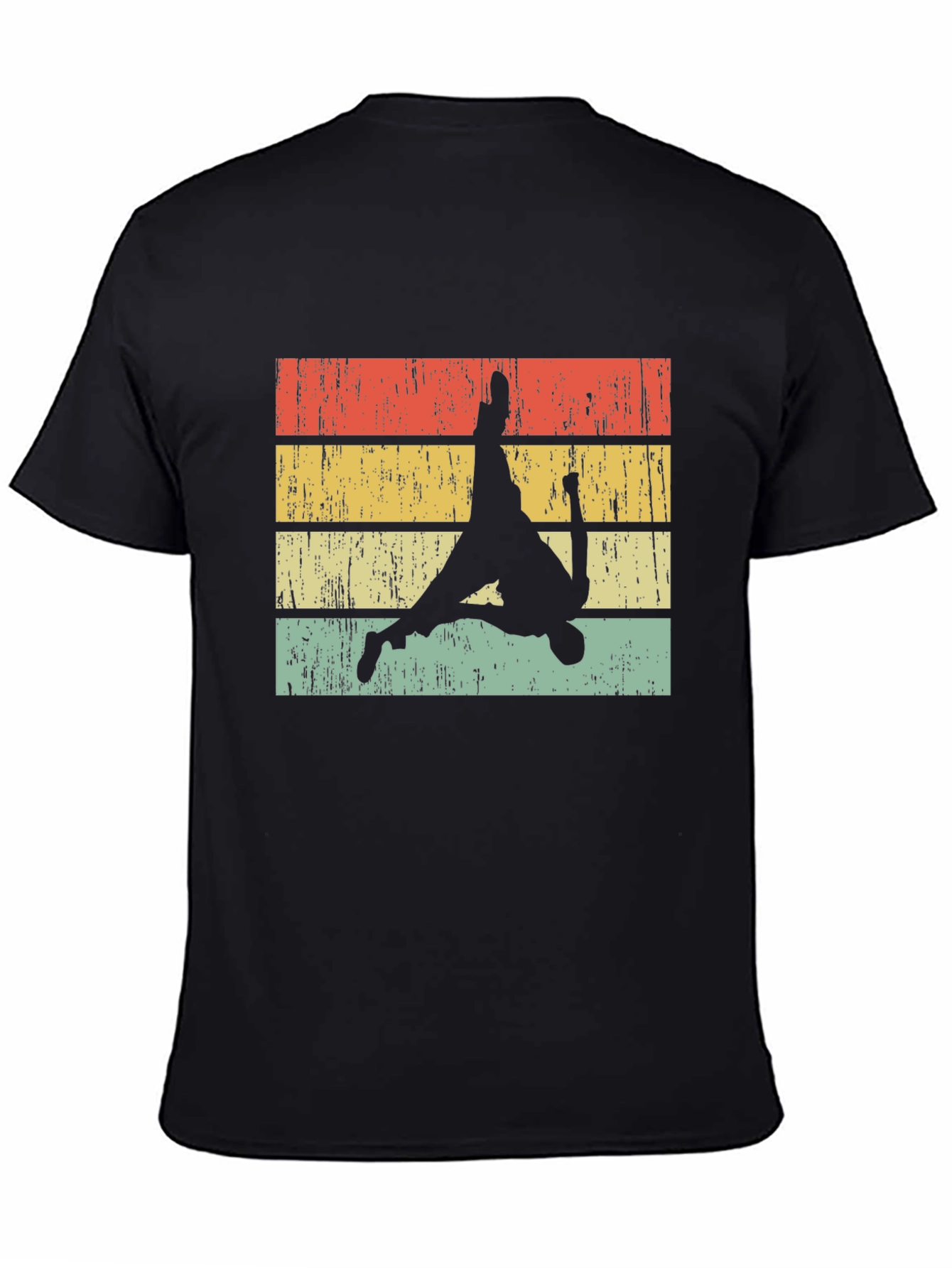 Black Retro Breakdance T-Shirt - Vintage Style view 4