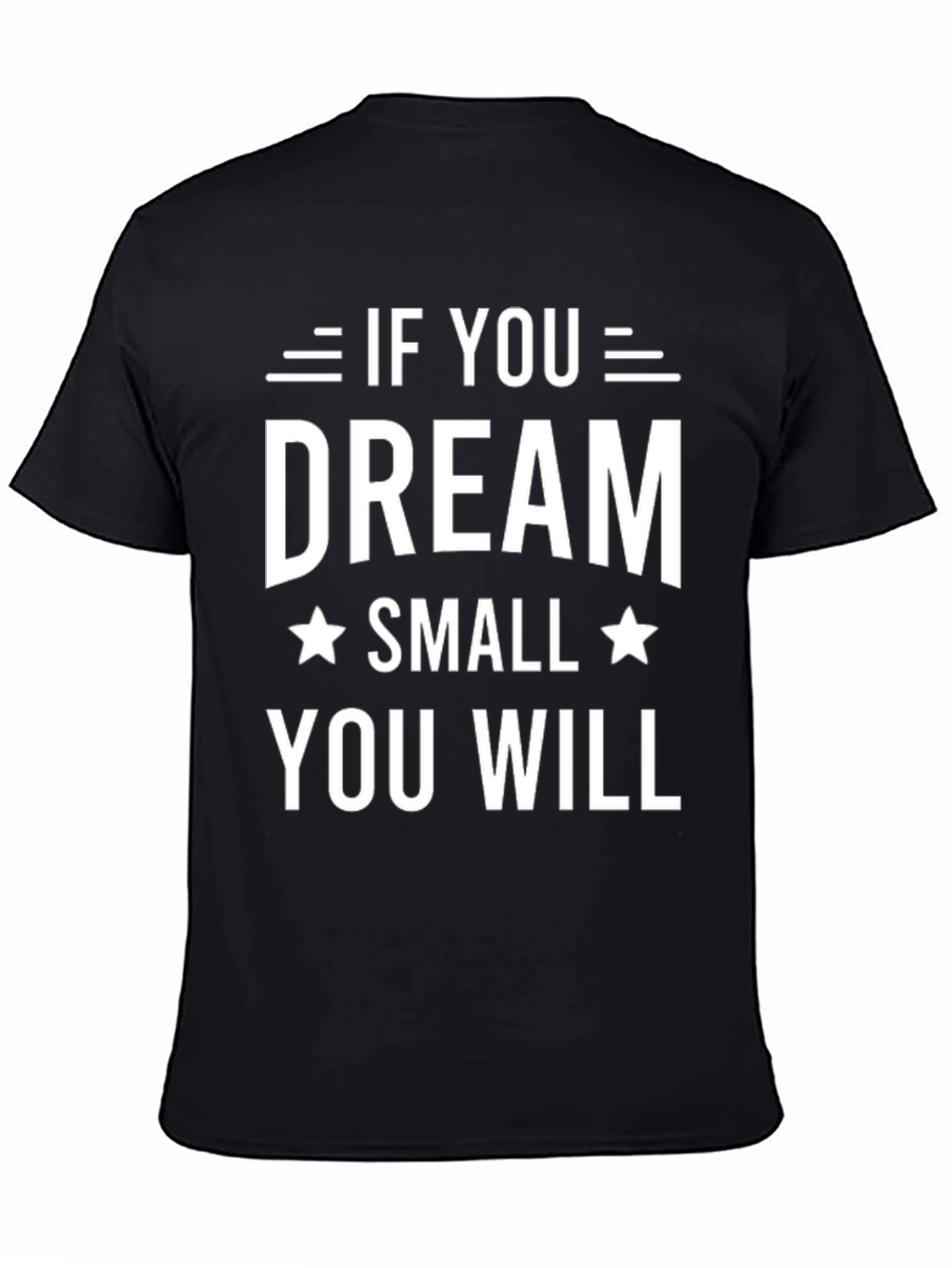 Black Dream Small Black Graphic T-Shirt view 4