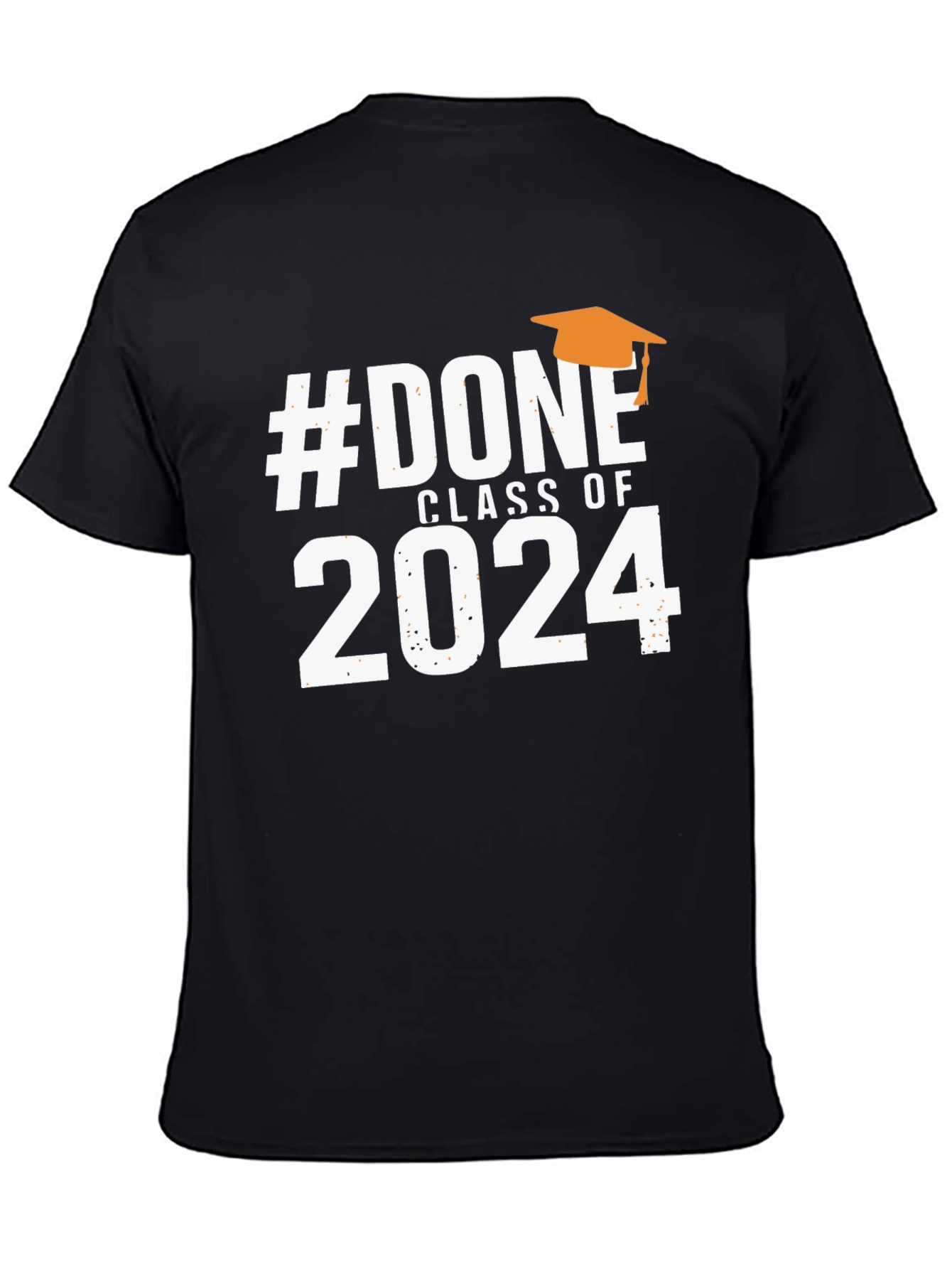 Black Done Class of 2024 Graduation T-Shirt view 4