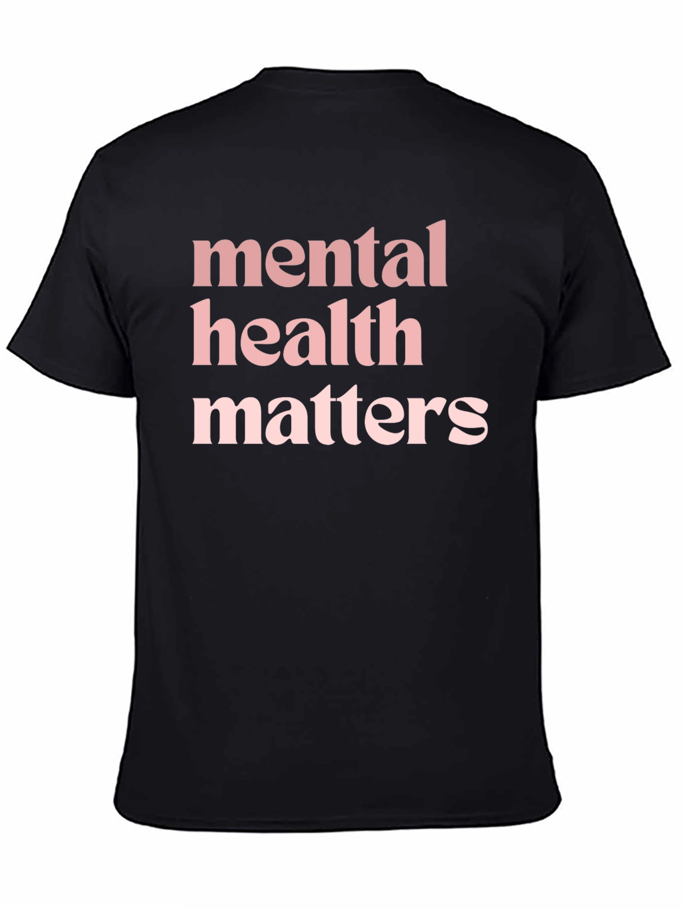 Black Mental Health Matters Graphic T-Shirt view 4