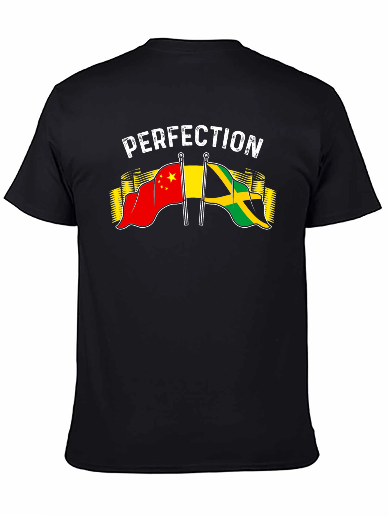 Perfection China Jamaica Flag Graphic T-Shirt - 4