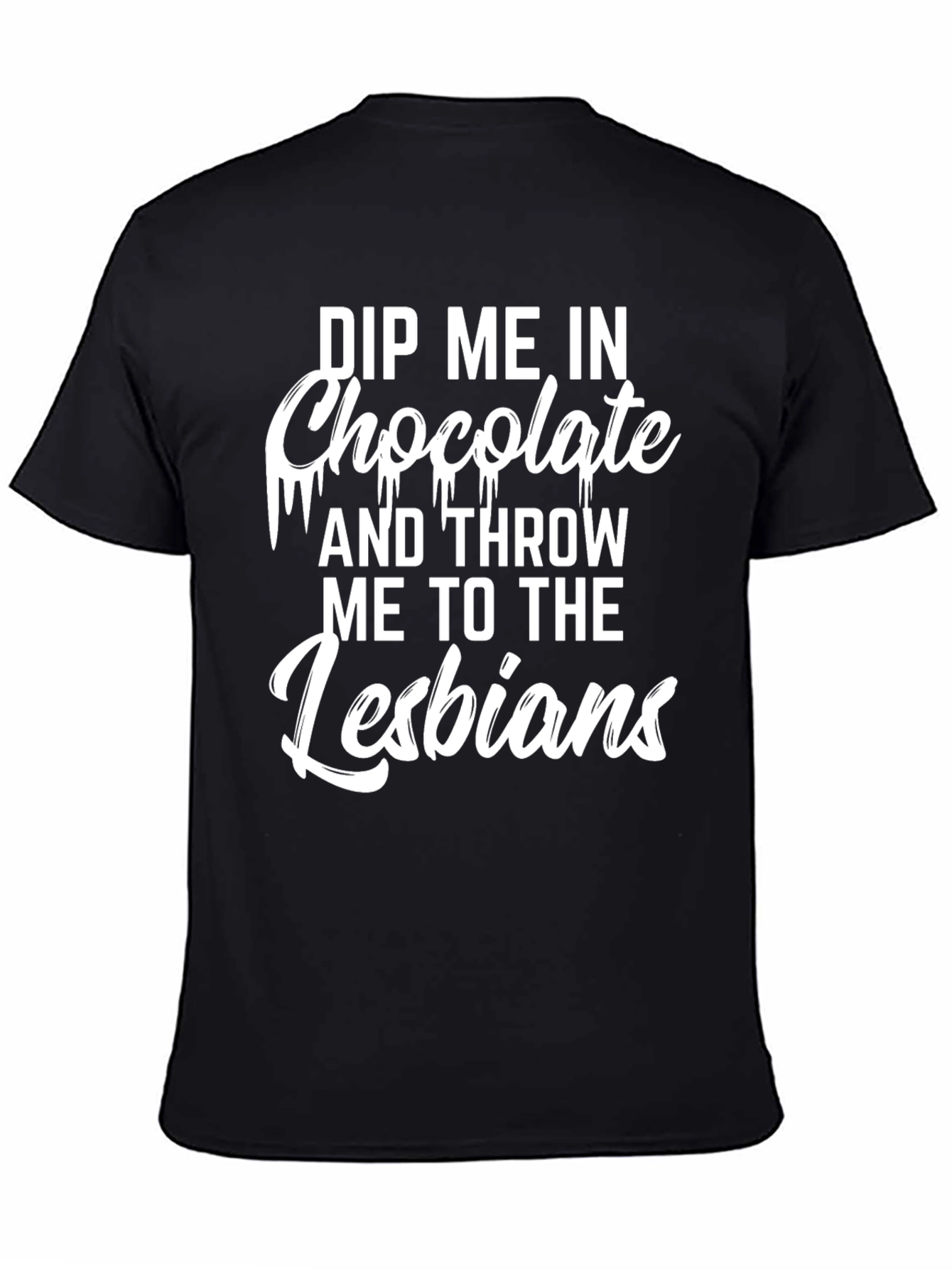 Black Dip Me In Chocolate Graphic Tee view 4