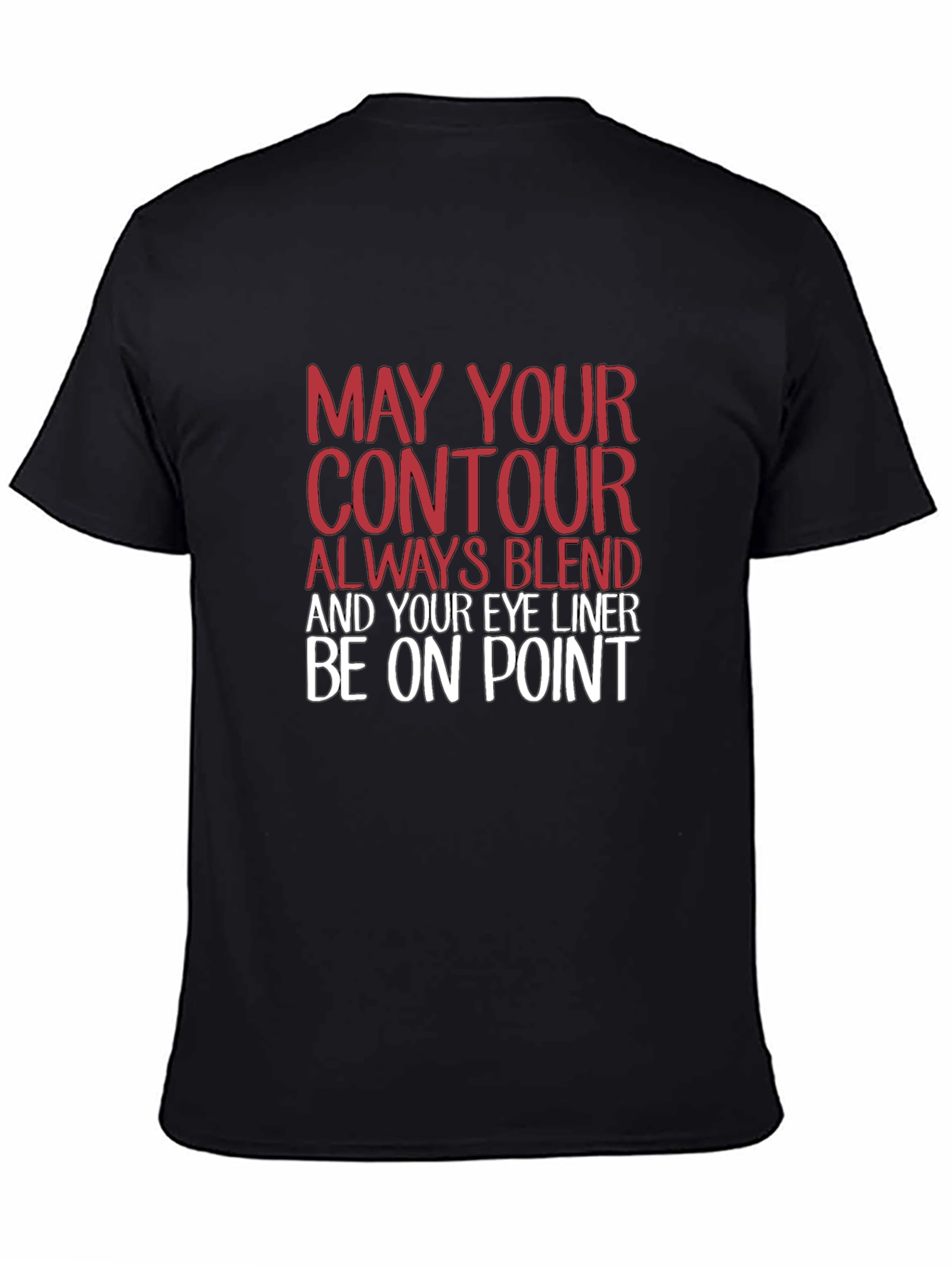 Black Contour & Eyeliner T-Shirt: Blend on Point view 4