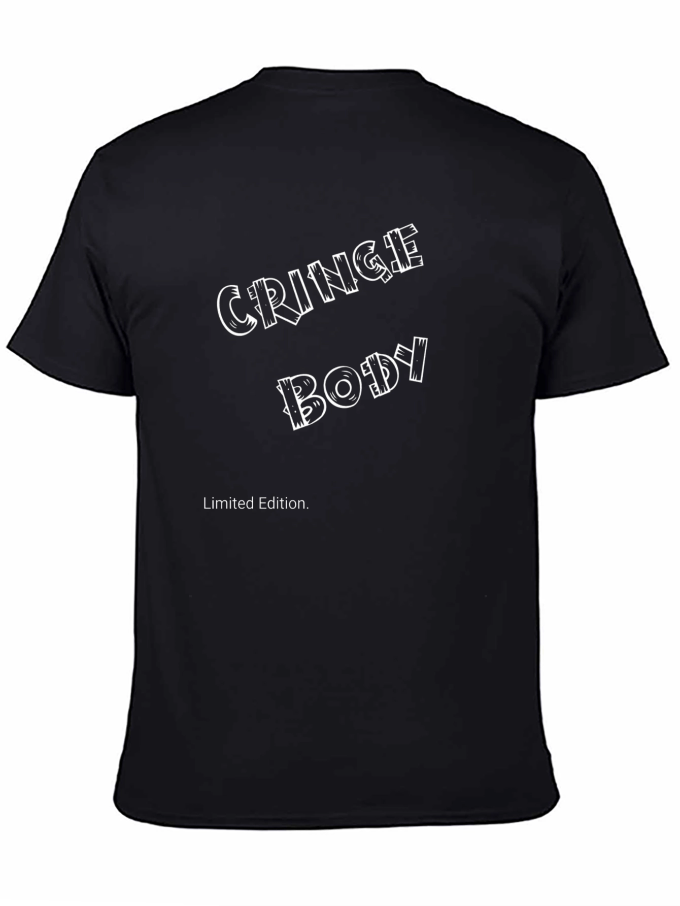 Black Cringe Body Black T-Shirt Limited Edition view 4