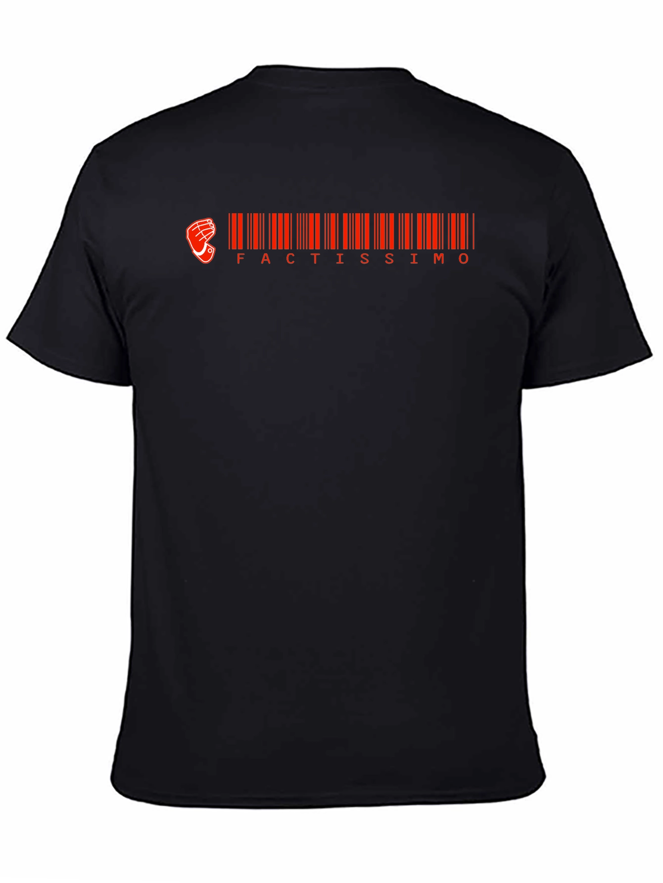 Black Factissimo Barcode Graphic T-Shirt view 4