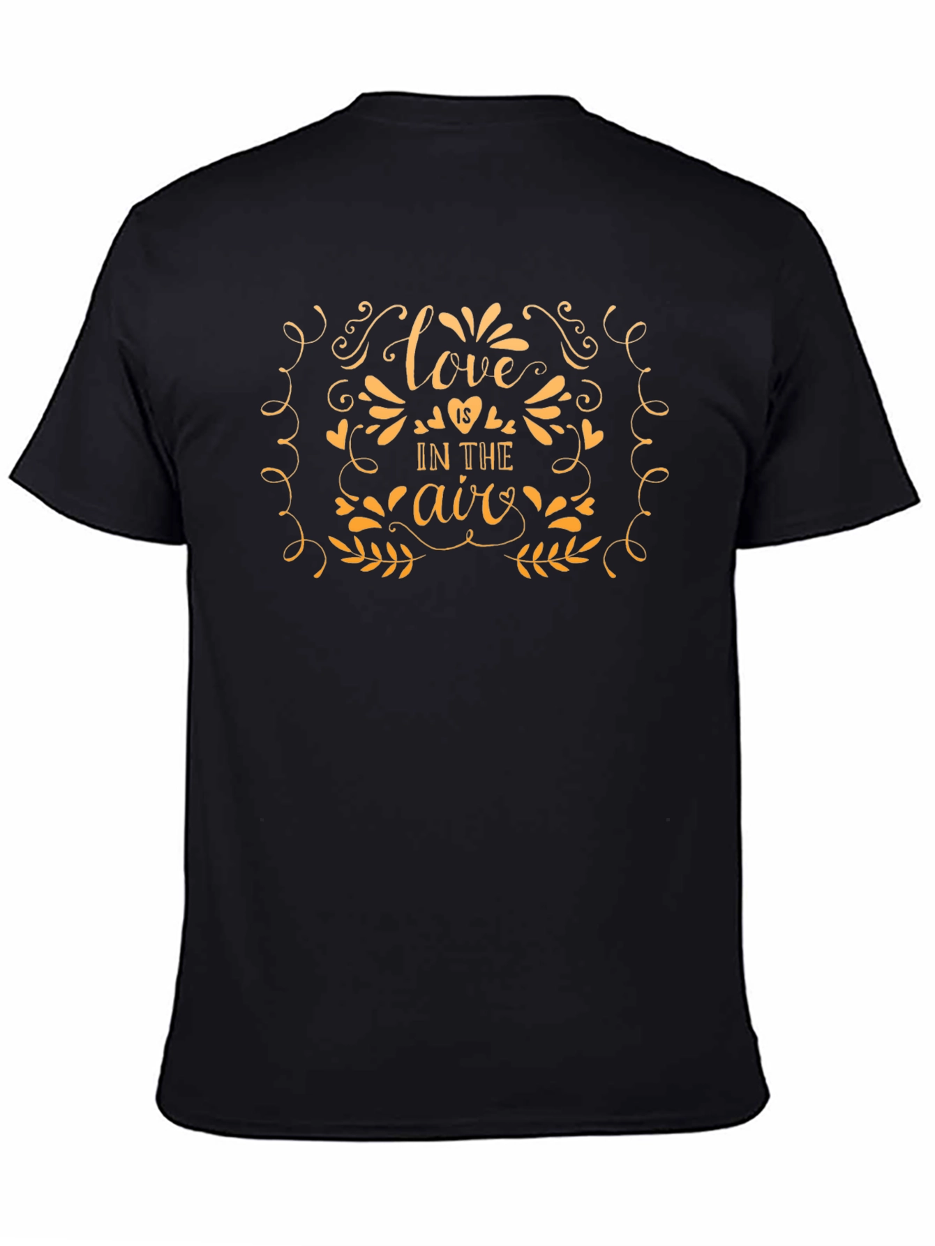Black Love is in the Air Graphic T-Shirt view 4