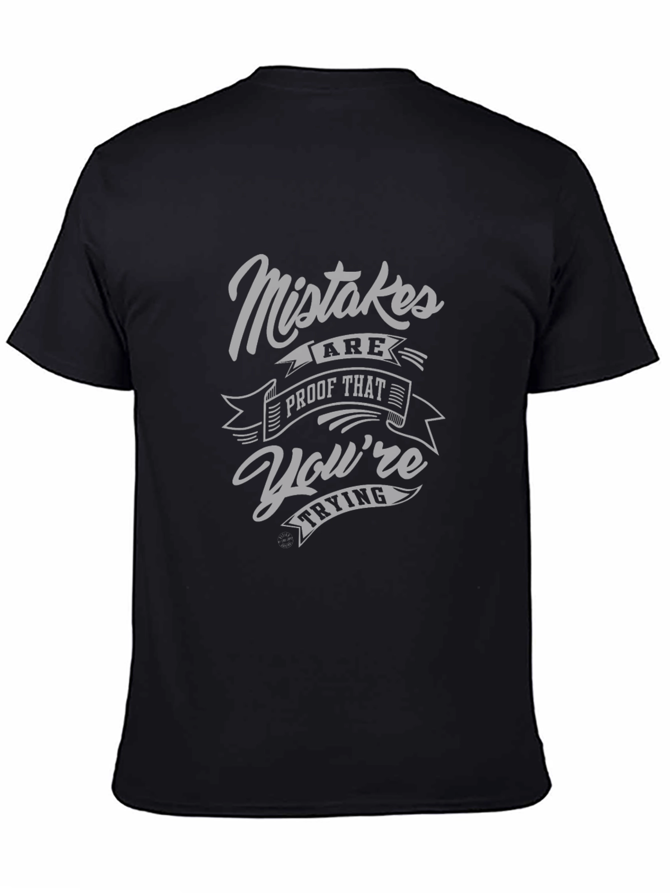 Black Mistakes Are Proof You're Trying Graphic Tee view 4