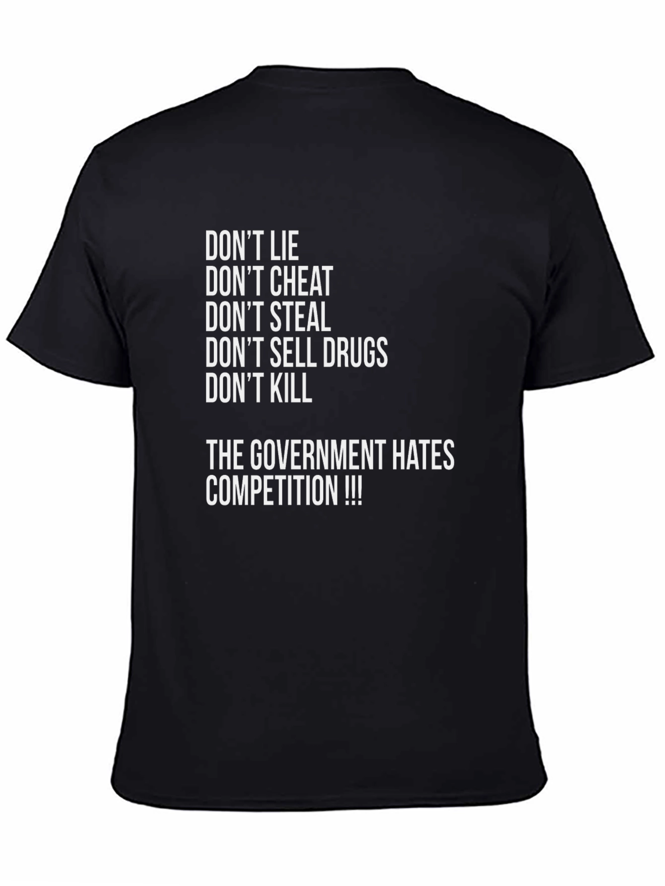 Black Don't Lie Black Graphic Tee view 4