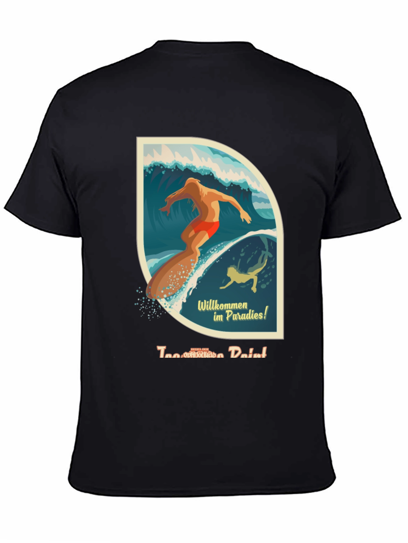 Surfer Paradise Graphic T-Shirt - Cool Vintage Style - 4