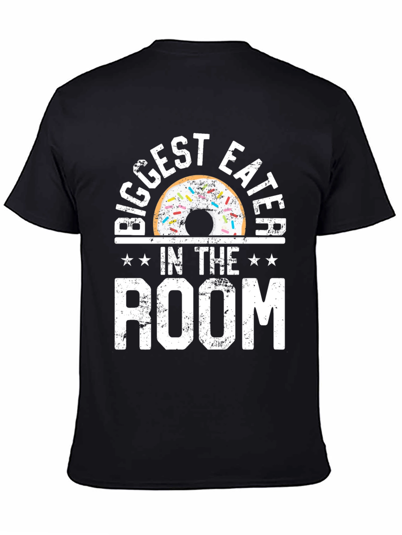 Black Biggest Eater in the Room Graphic Tee view 4