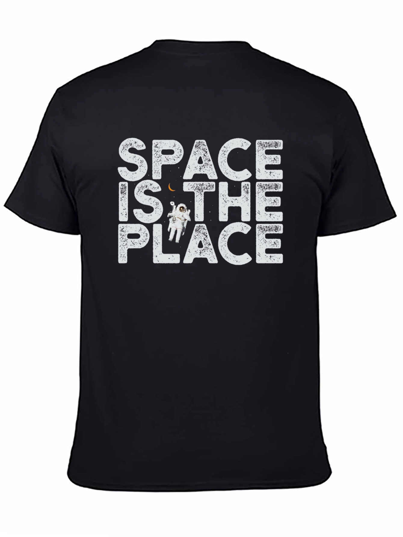 Black Space Is The Place Graphic T-Shirt view 4