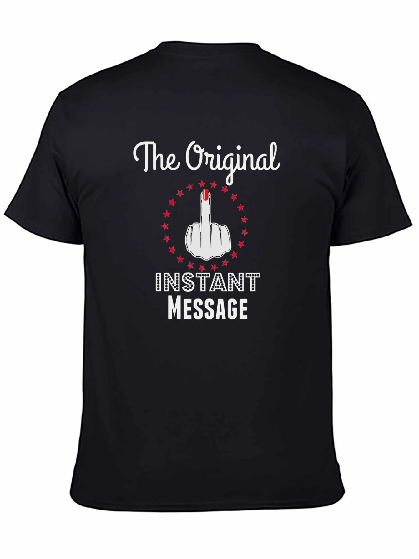 Black Original Instant Message T-Shirt view 4